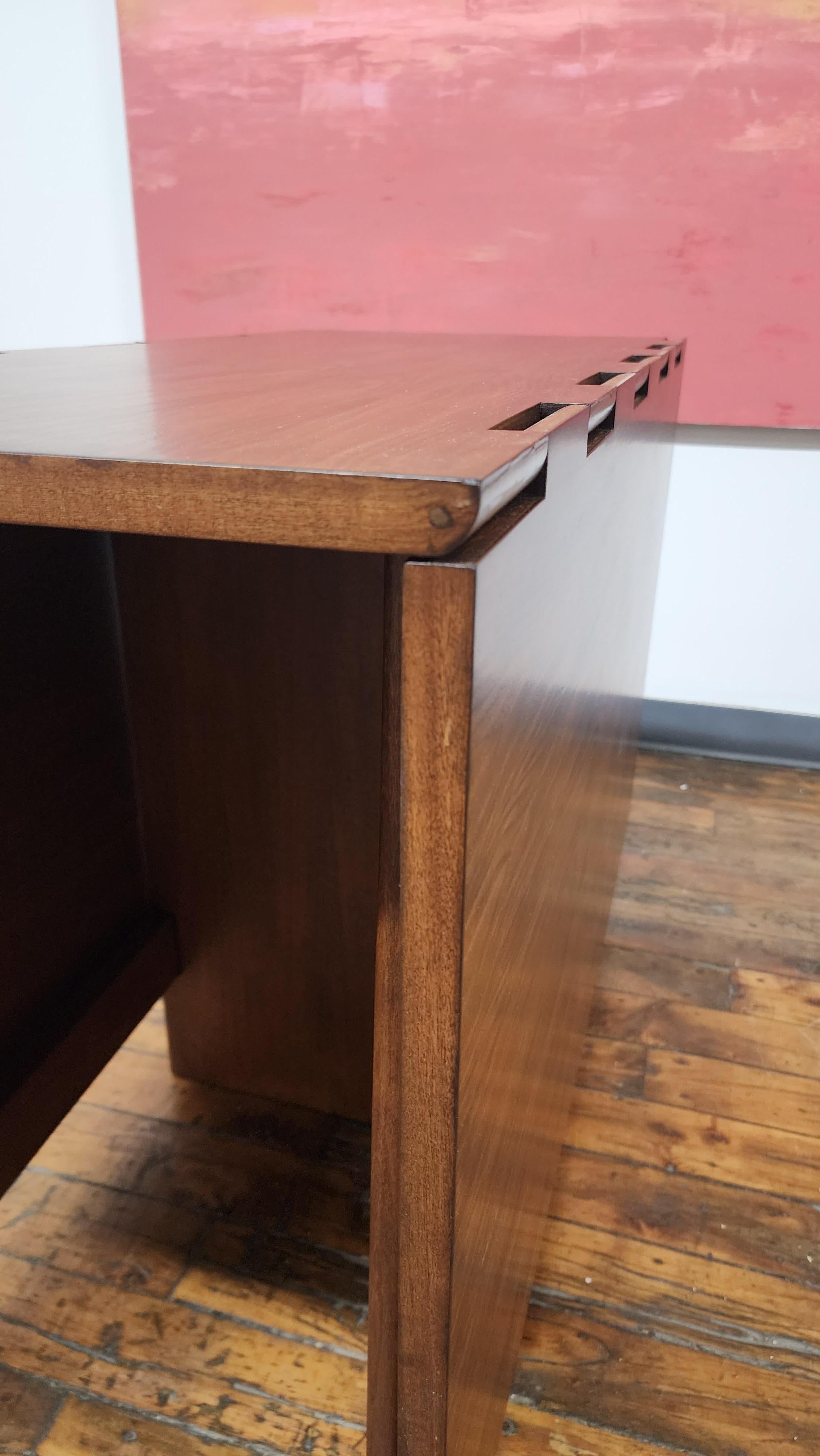 Vintage Walnut Drop Leaf Table By George Nelson for Herman Miller 5