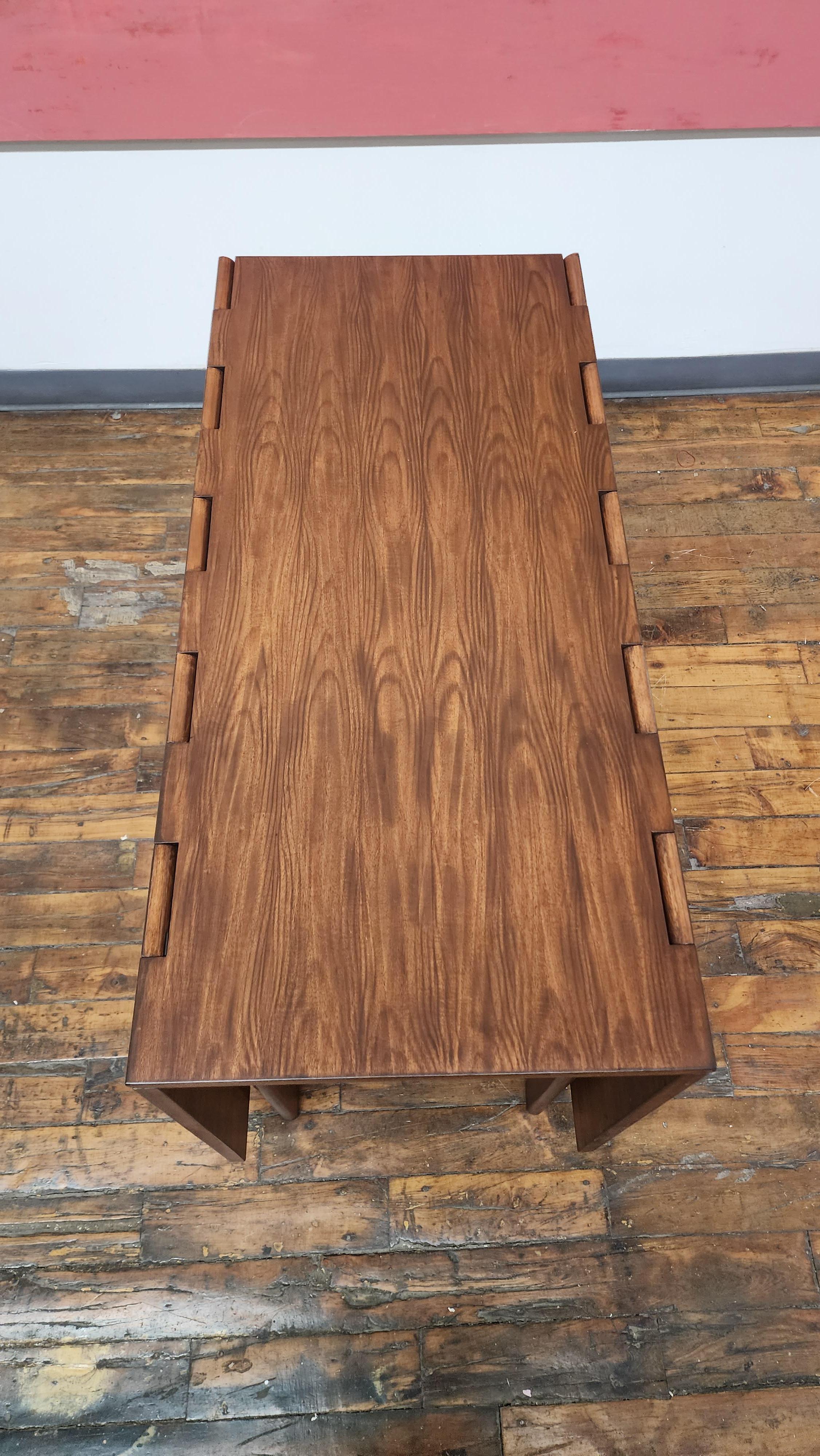 Vintage Walnut Drop Leaf Table By George Nelson for Herman Miller 6