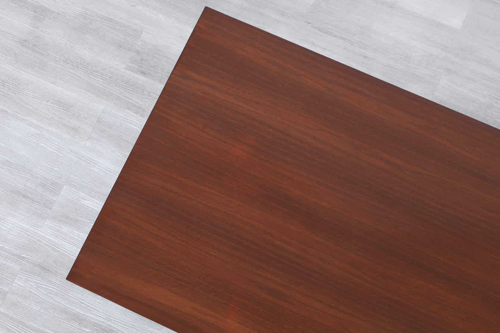 Vintage Walnut Executive Desk by Florence Knoll 4