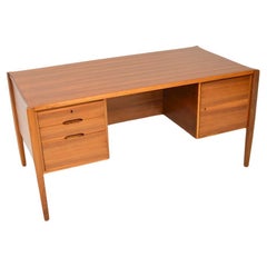 Vintage Walnut Executive Desk by Wilhelm Renz