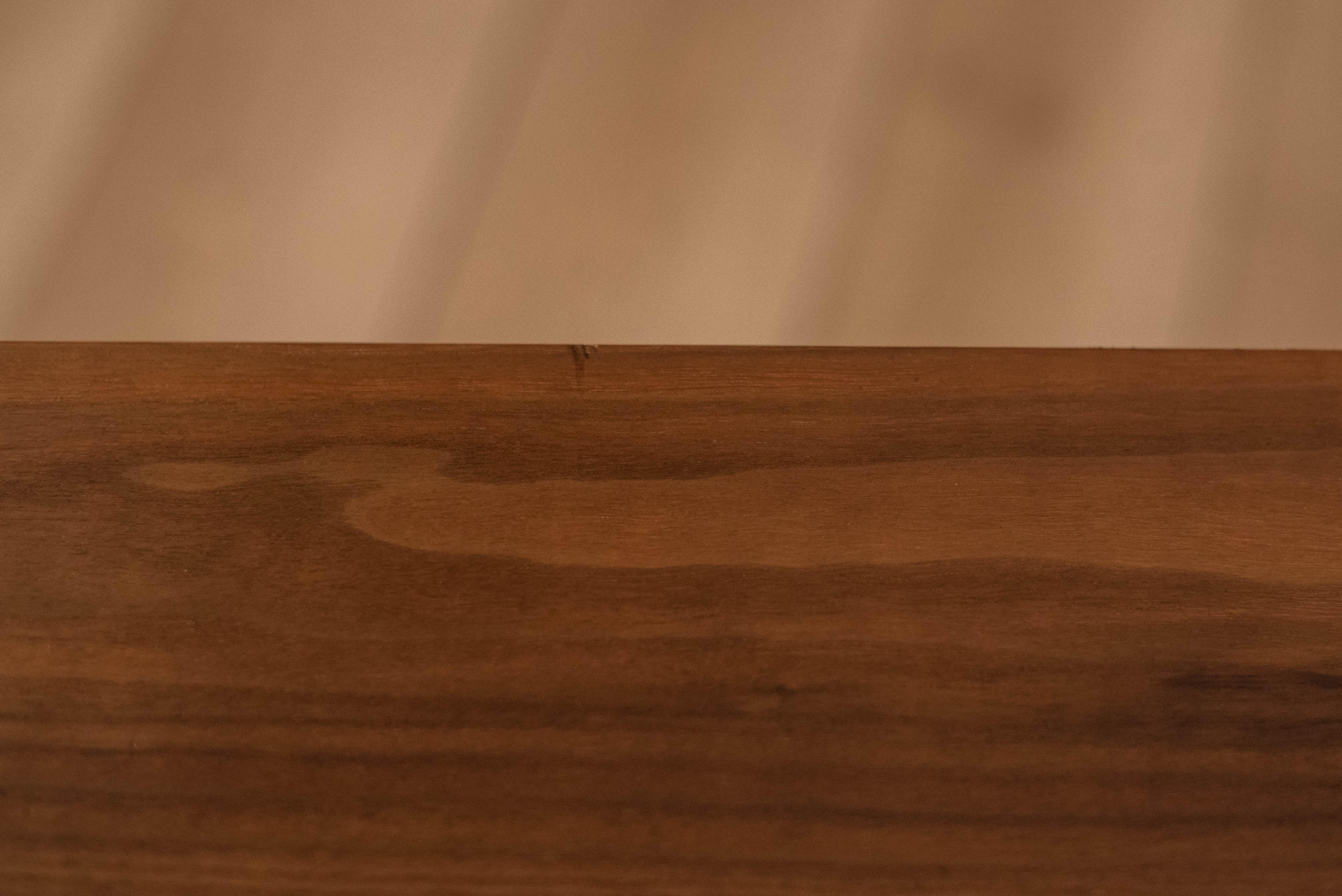 Aluminum Vintage Walnut Glenn of California Dresser Chest of Drawers by Kipp Stewart