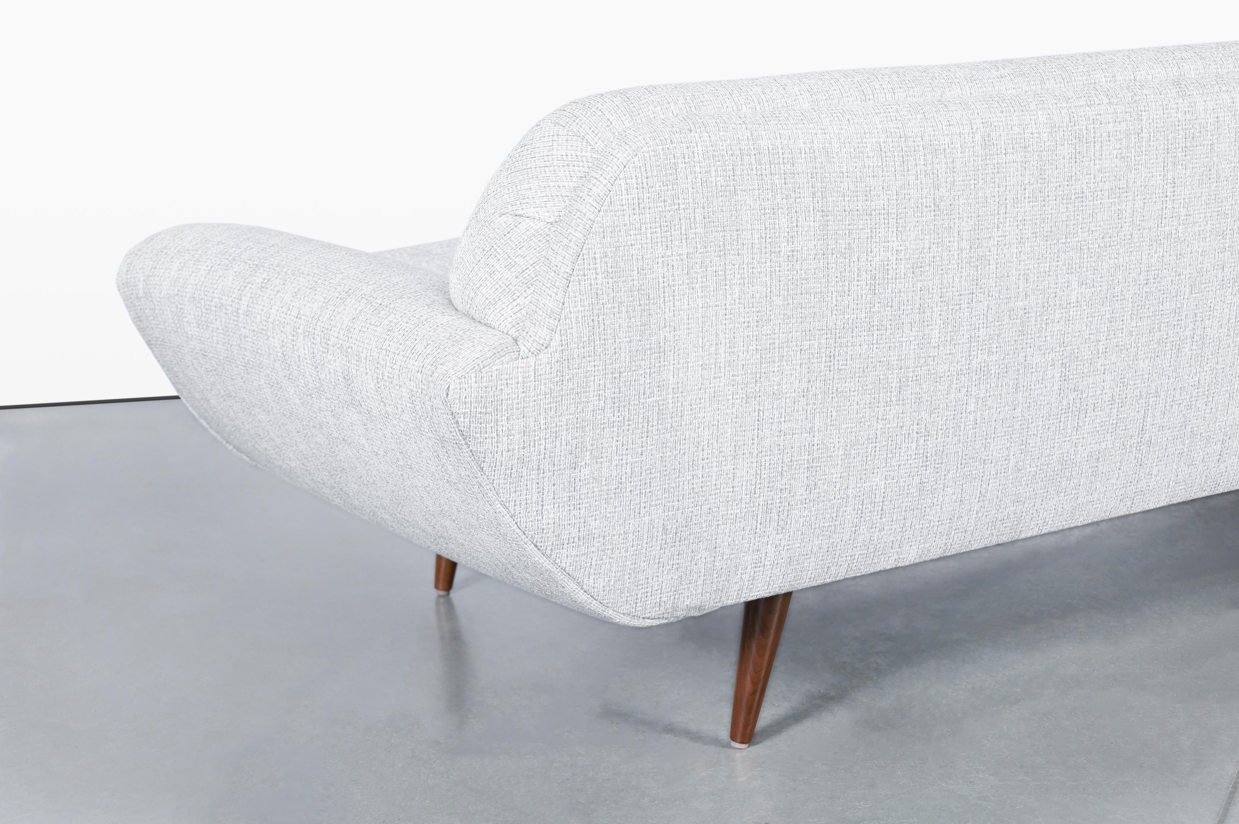 Vintage Walnut “Gondola” Sofa After Adrian Pearsall For Sale 3