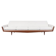 Vintage-Sofa „Gondola“ aus Nussbaumholz von Adrian Pearsall für Craft Associates