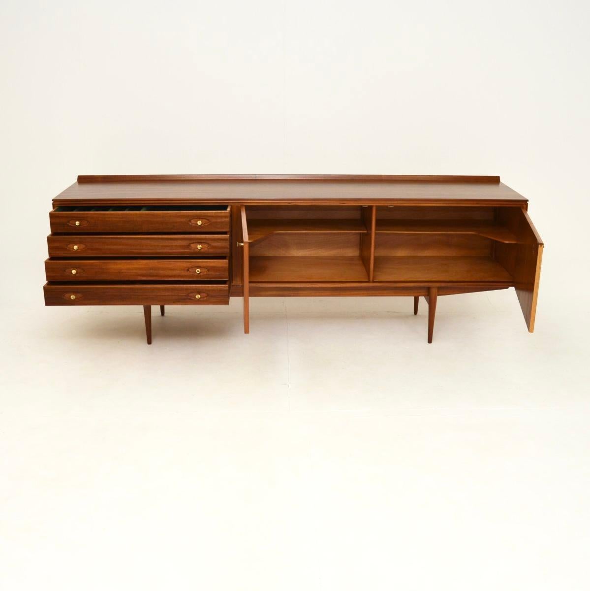 Mid-Century Modern Vintage Walnut Hamilton Sideboard by Robert Heritage for Archie Shine For Sale