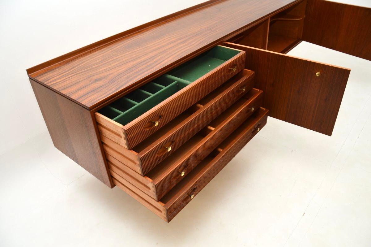 British Vintage Walnut Hamilton Sideboard by Robert Heritage for Archie Shine For Sale