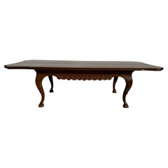 Vintage Walnut Heritage Furniture Toulon Collection Coffee Table