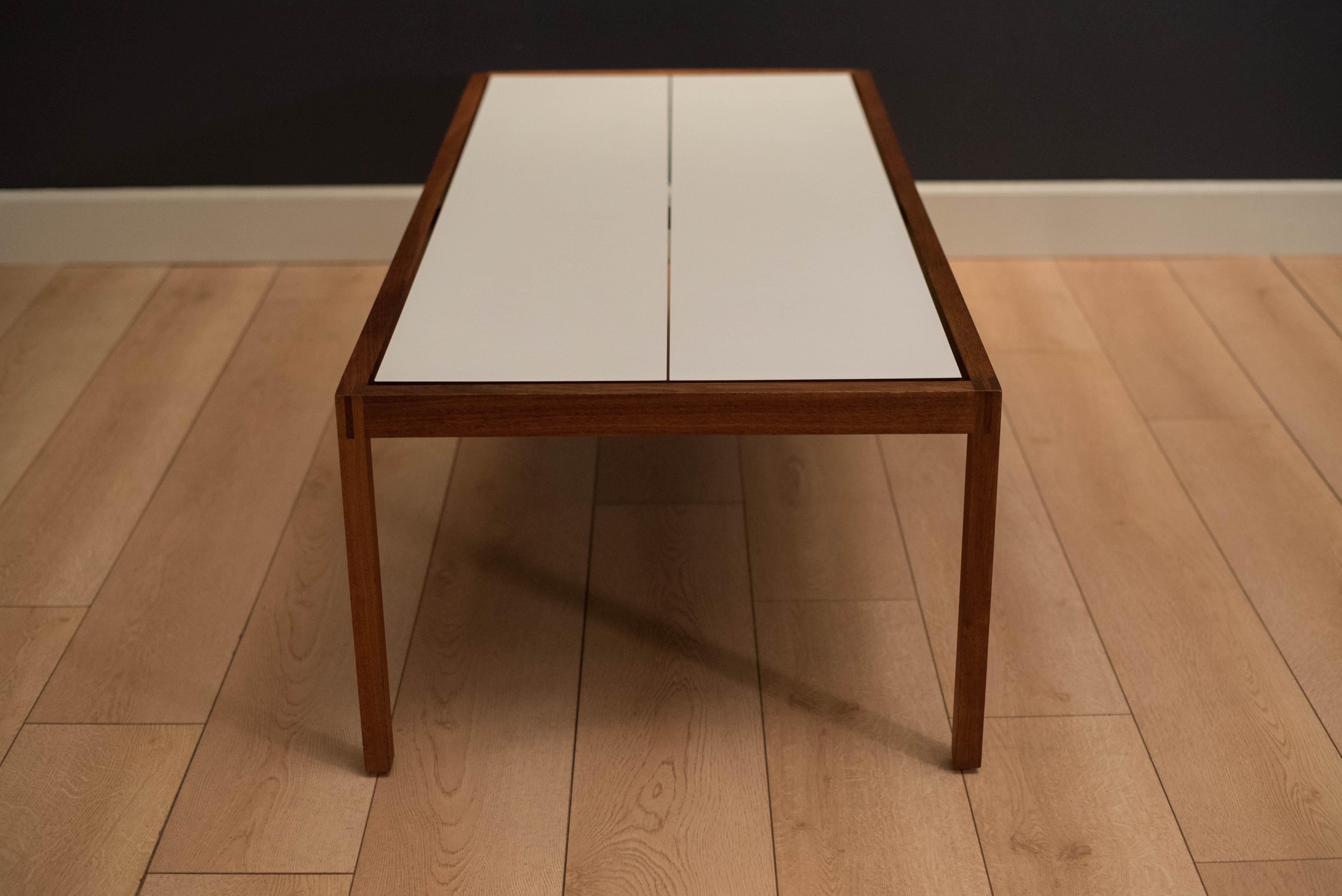 Mid-20th Century Vintage Walnut Knoll Coffee Table by Lewis Butler
