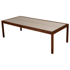 Vintage Walnut Knoll Coffee Table by Lewis Butler