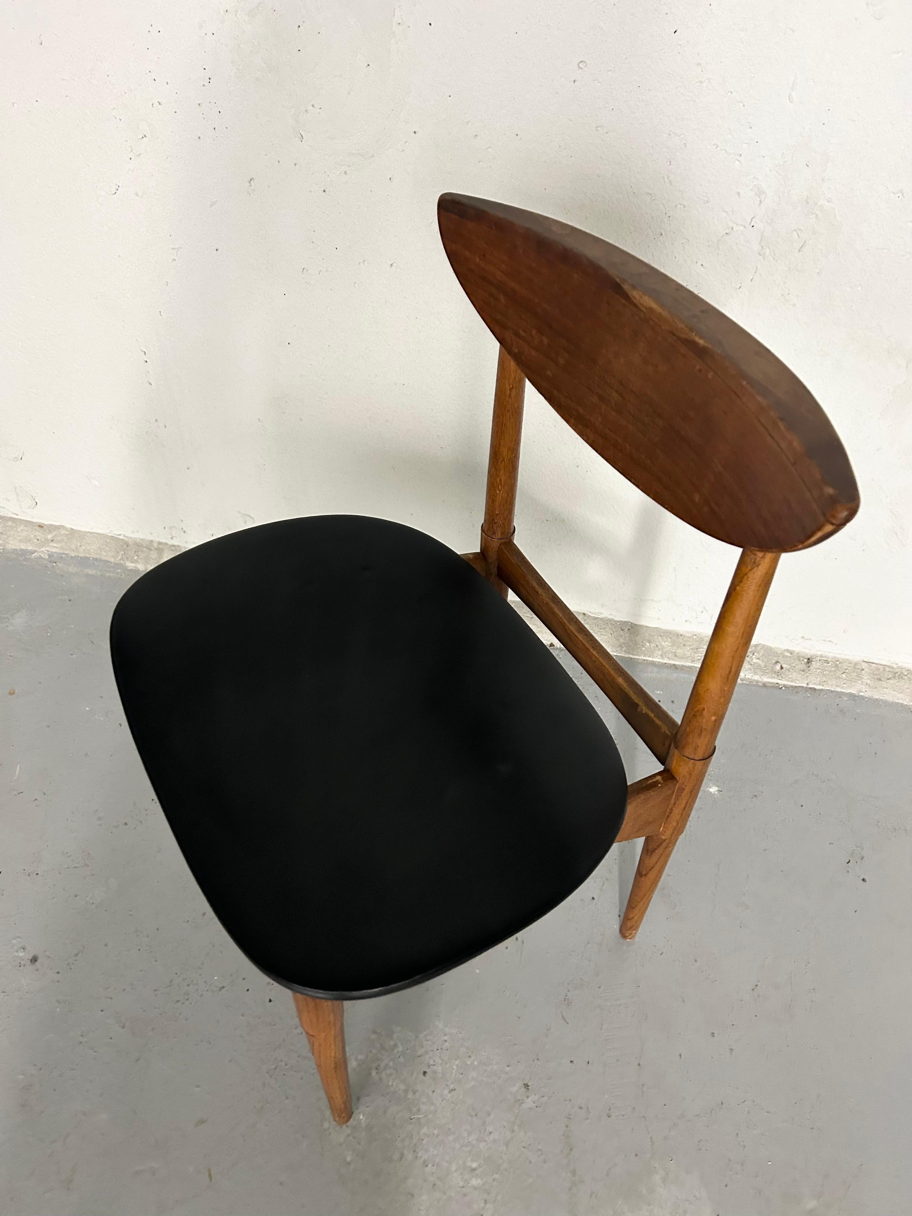 Mid-20th Century Vintage Walnut Lane Perception Dining Chair 
