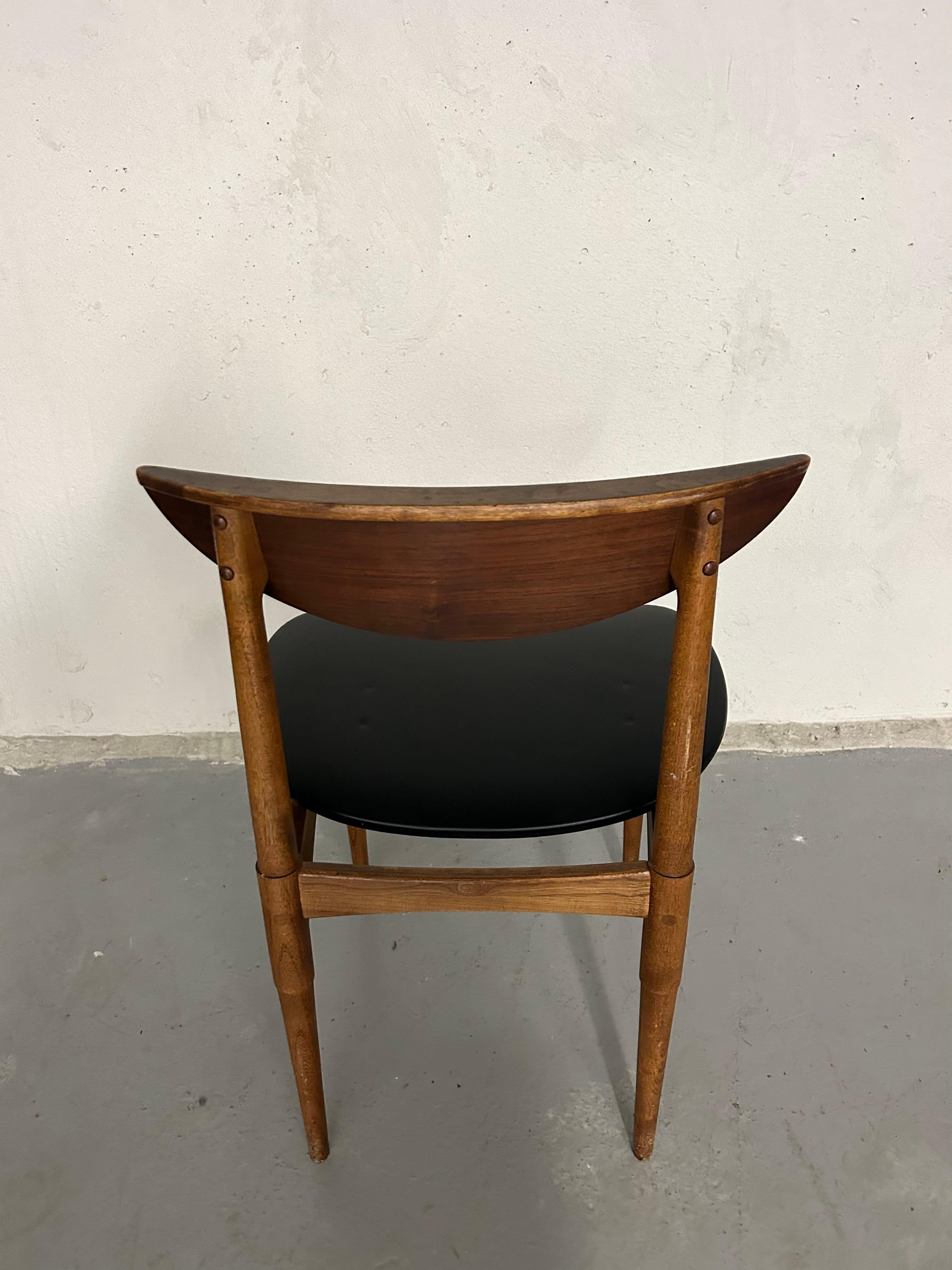 Vintage Walnut Lane Perception Dining Chair  1