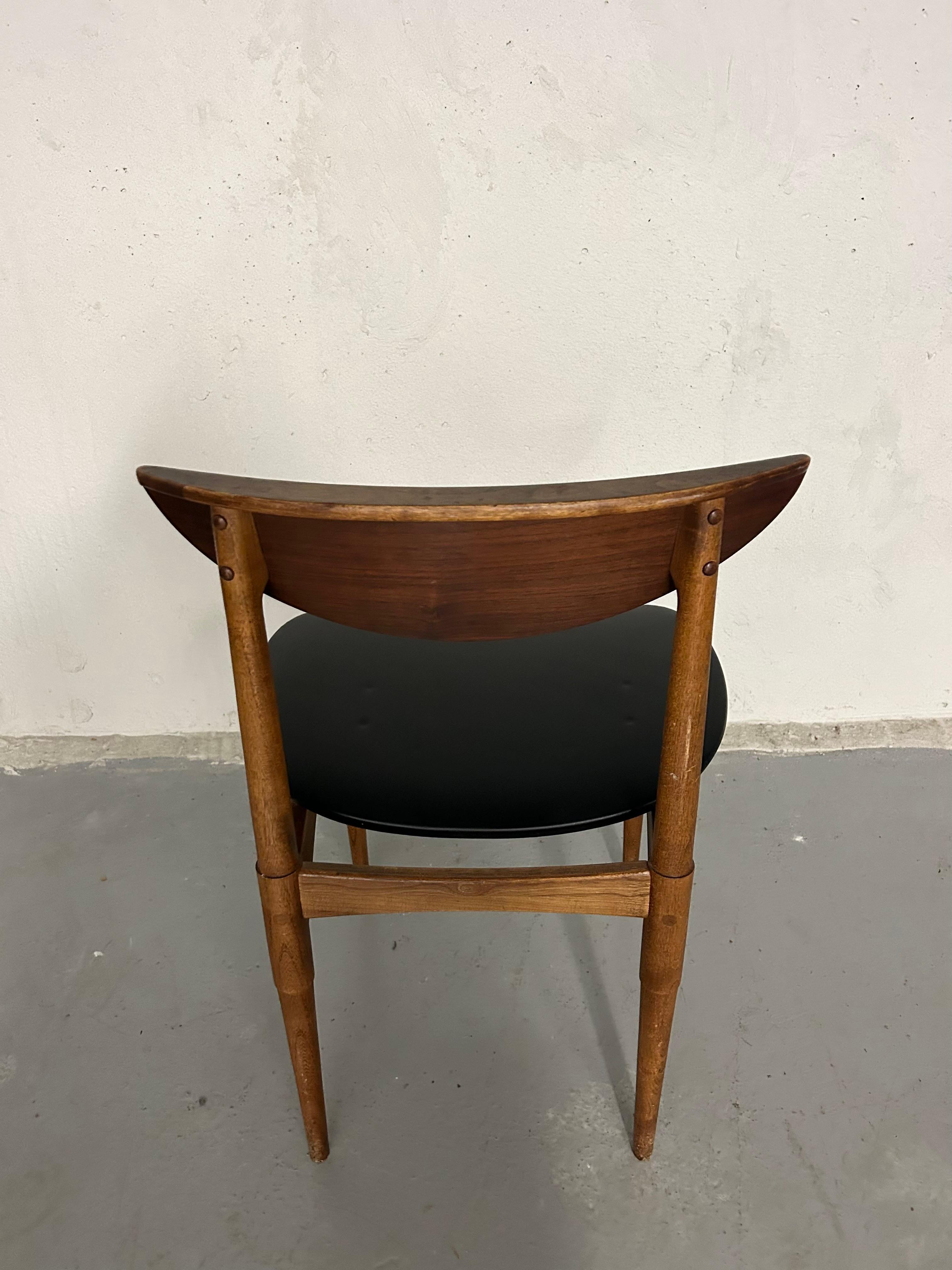 Vintage Walnut Lane Perception Dining Chair 1