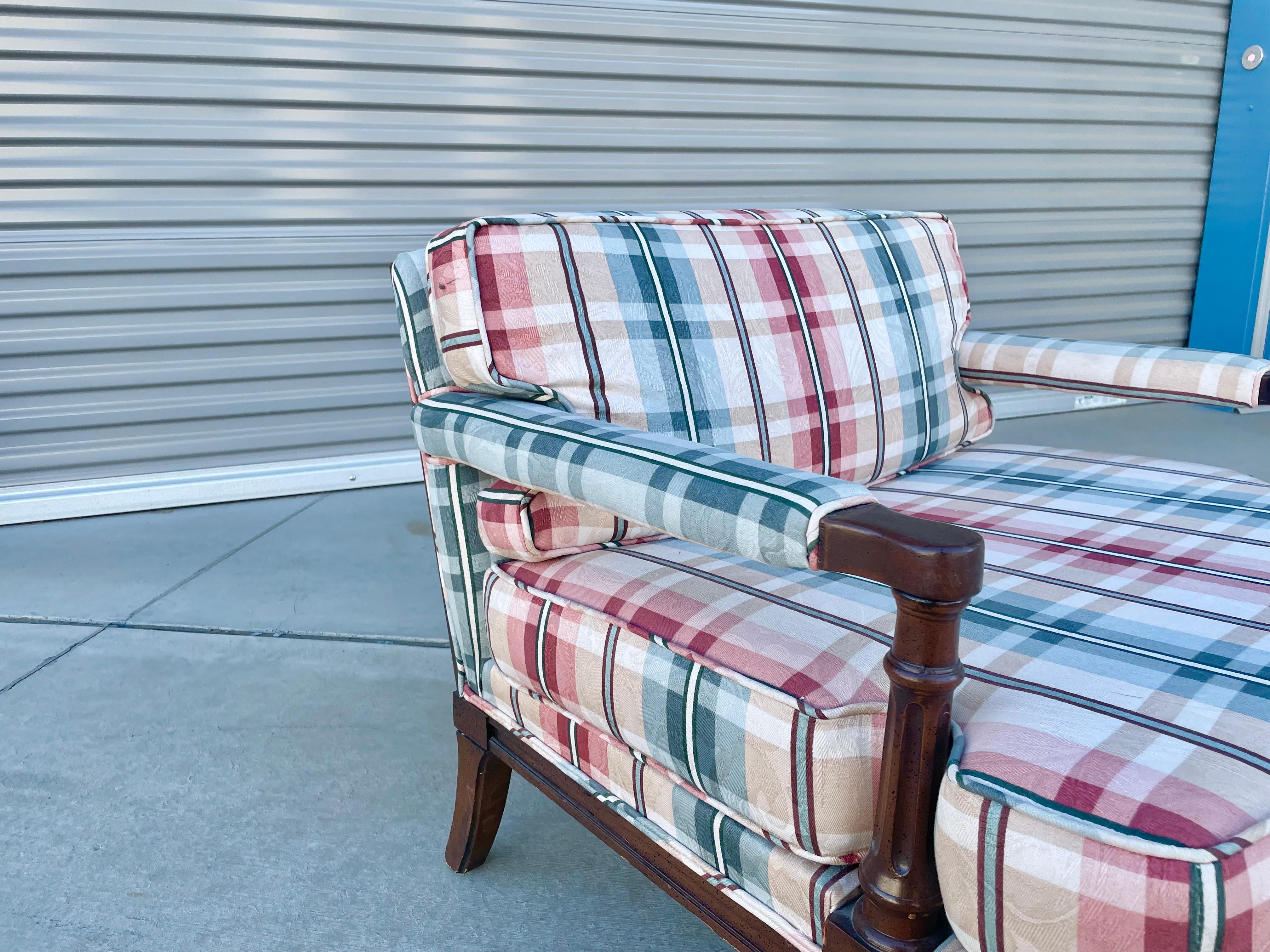 Vintage Walnut Lounge Chairs For Sale 1