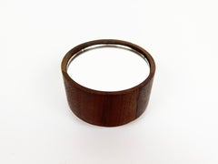 Fermacarte a specchio in noce vintage