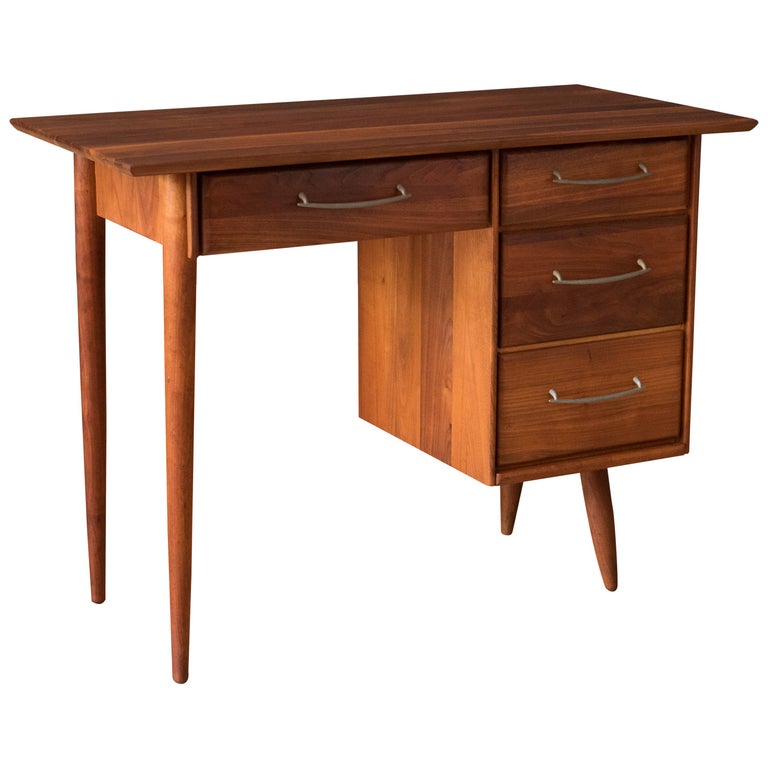 Vintage Walnut Office Desk by AceHi at 1stDibs vintage walnut desk, vintage office desks