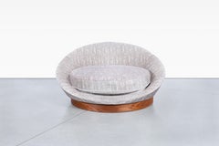 Vintage Walnut "Satellite" Lounge Chair by Milo Baughman