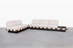 Vintage Walnut Sectional Sofa by Adrian Pearsall for Craft Associates