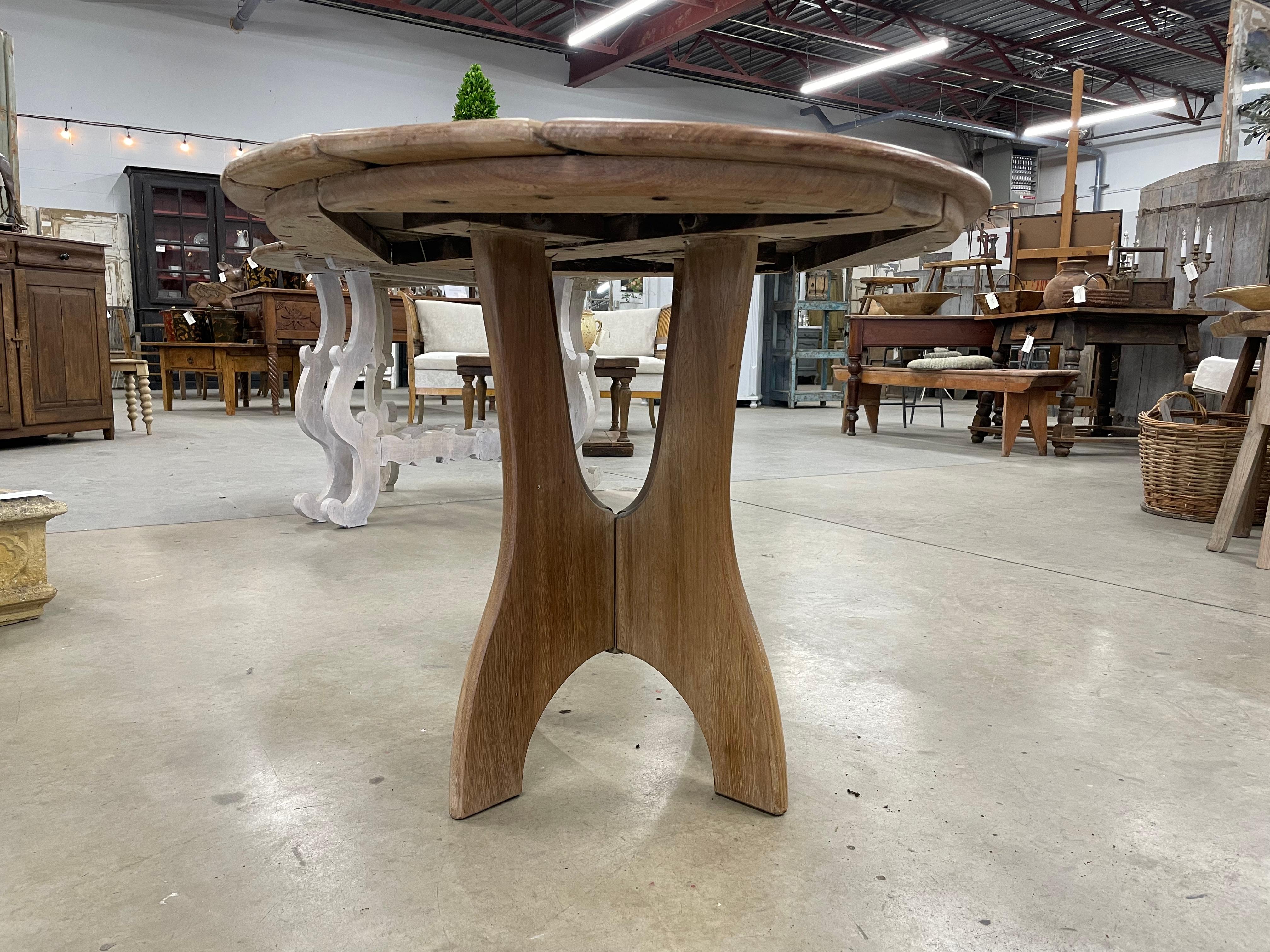 British Vintage Walnut Side Table For Sale
