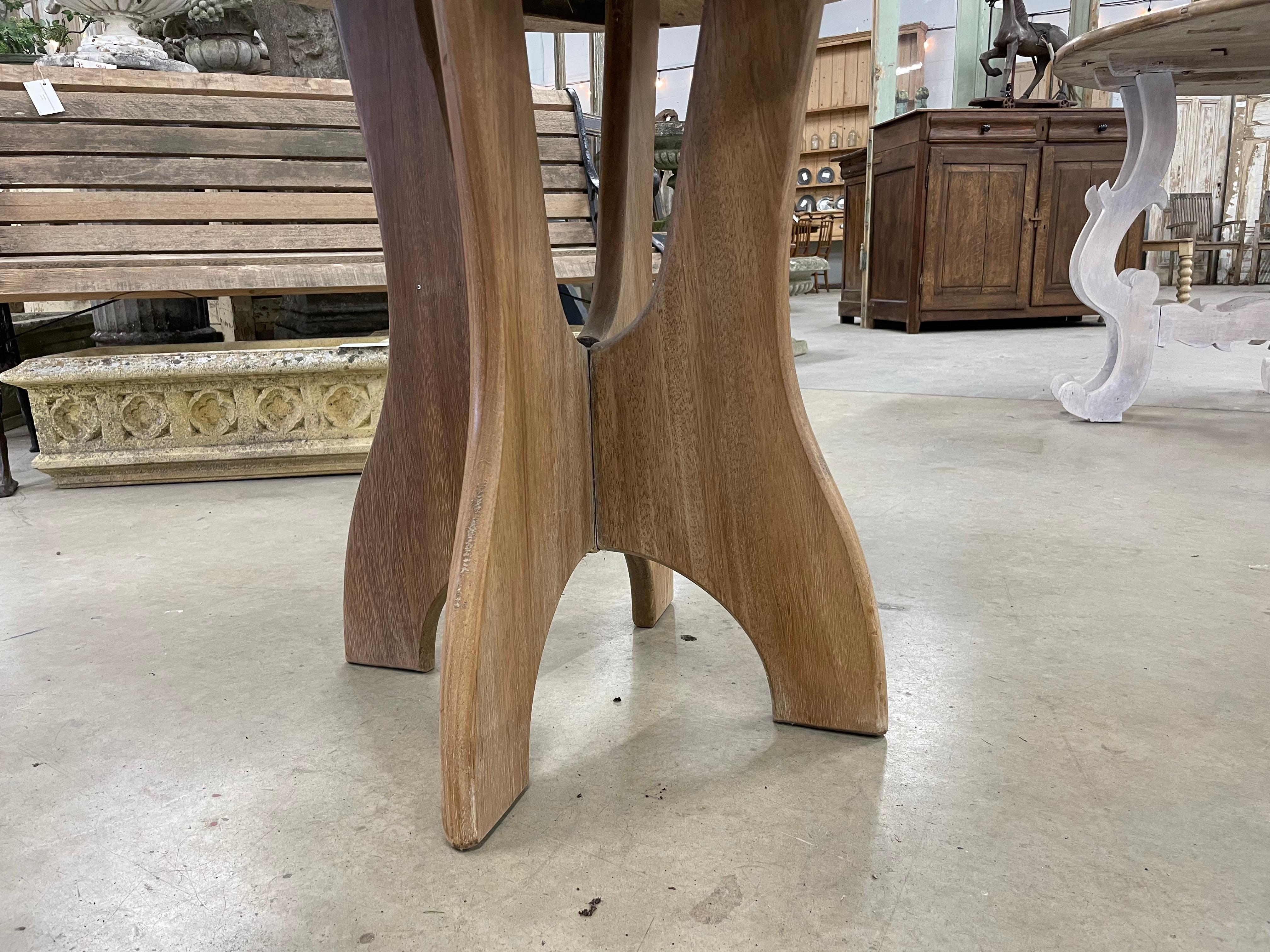 Vintage Walnut Side Table For Sale 1