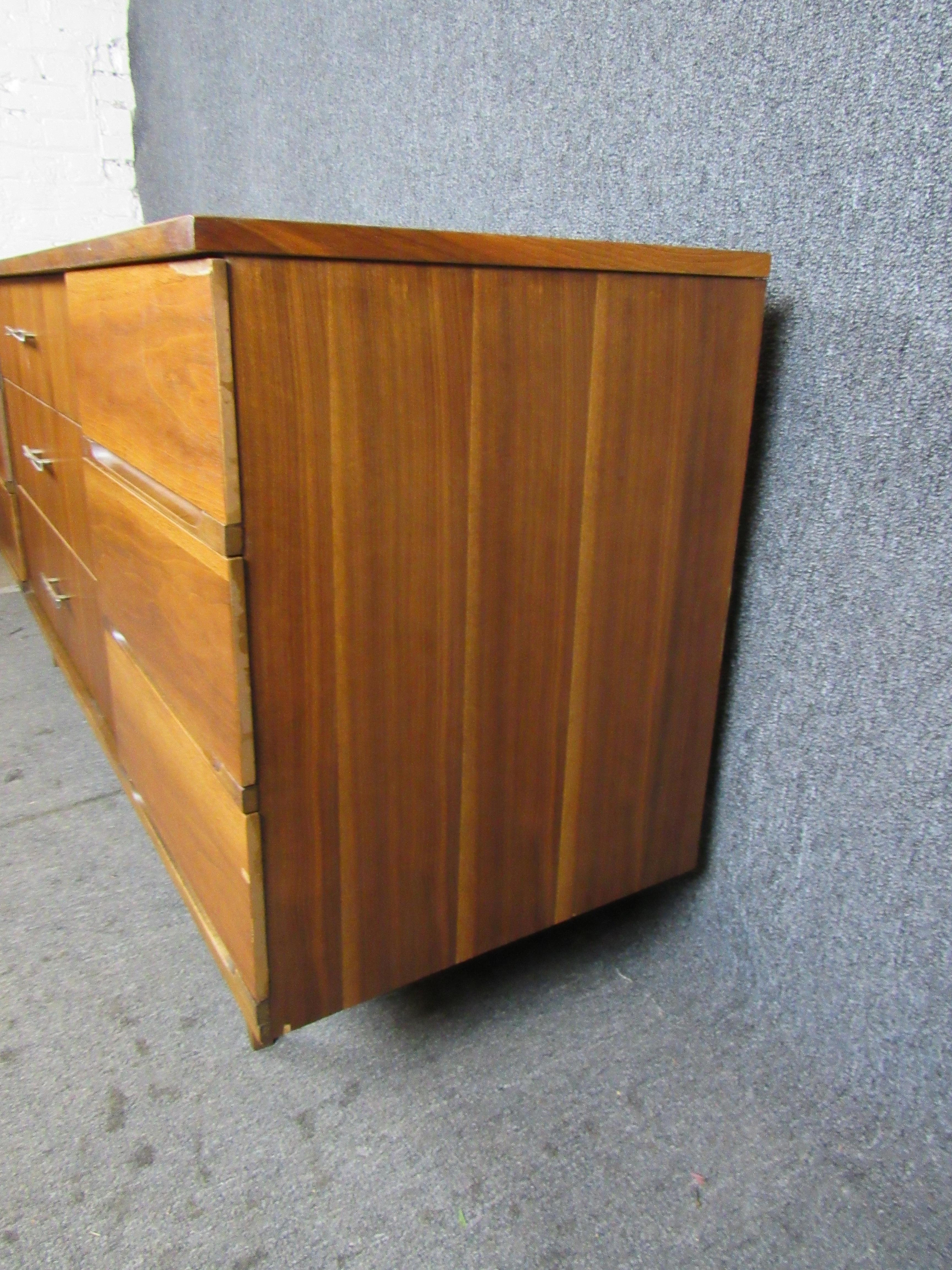 Vintage Walnut Sideboard by Harmony House For Sale 3