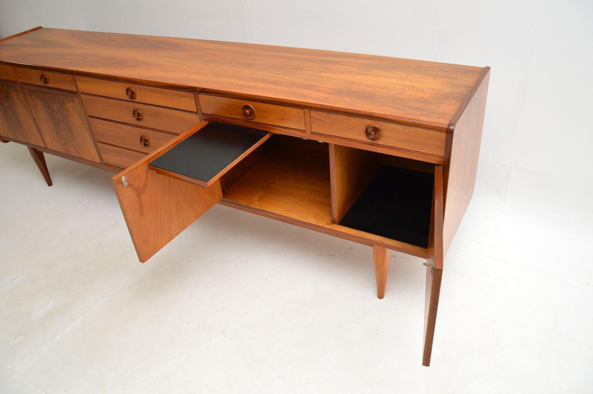 Vintage Walnut Sideboard Designed by Robert Heritage In Good Condition In London, GB