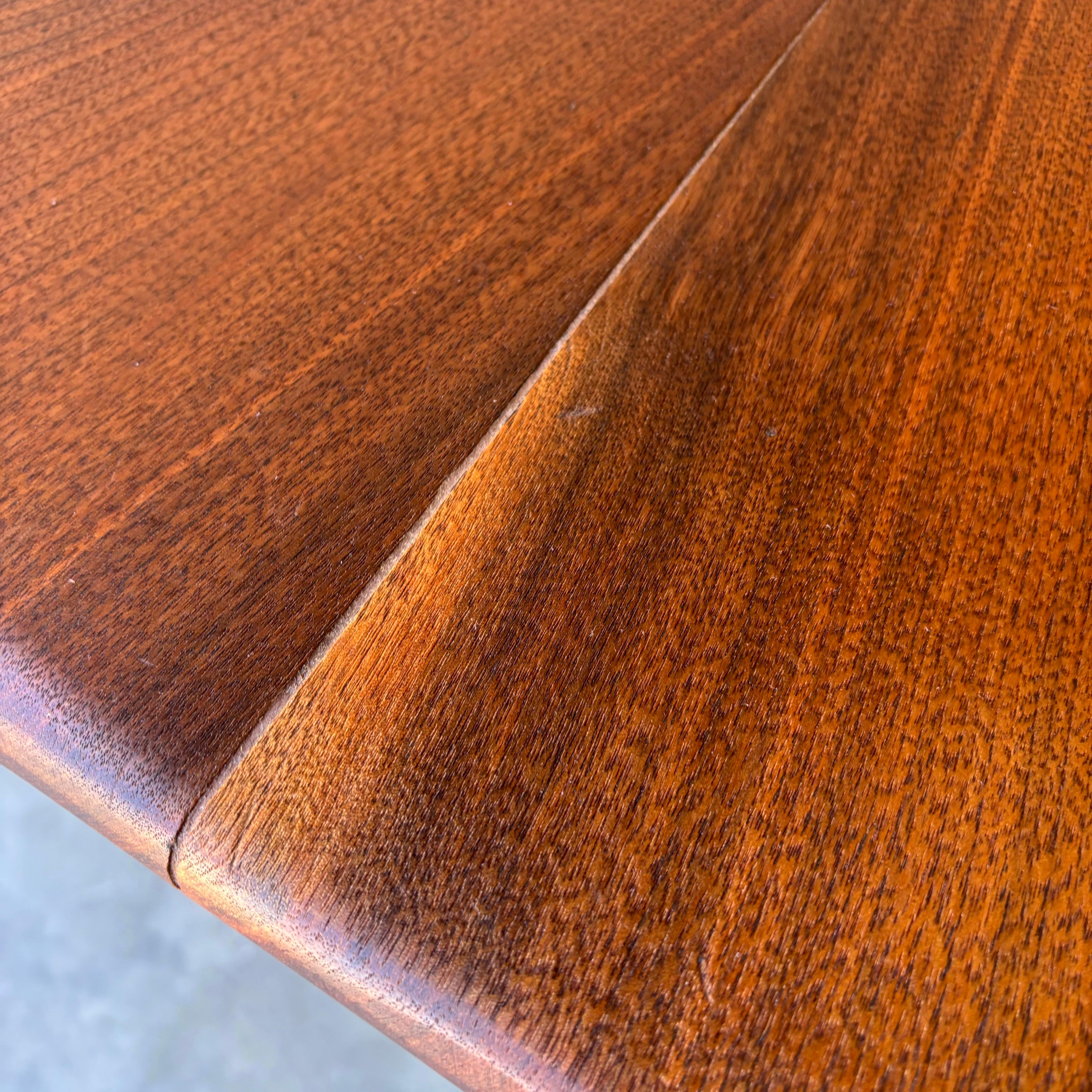 Vintage Walnut Slab Live Edge Dining Table, 1970s For Sale 3