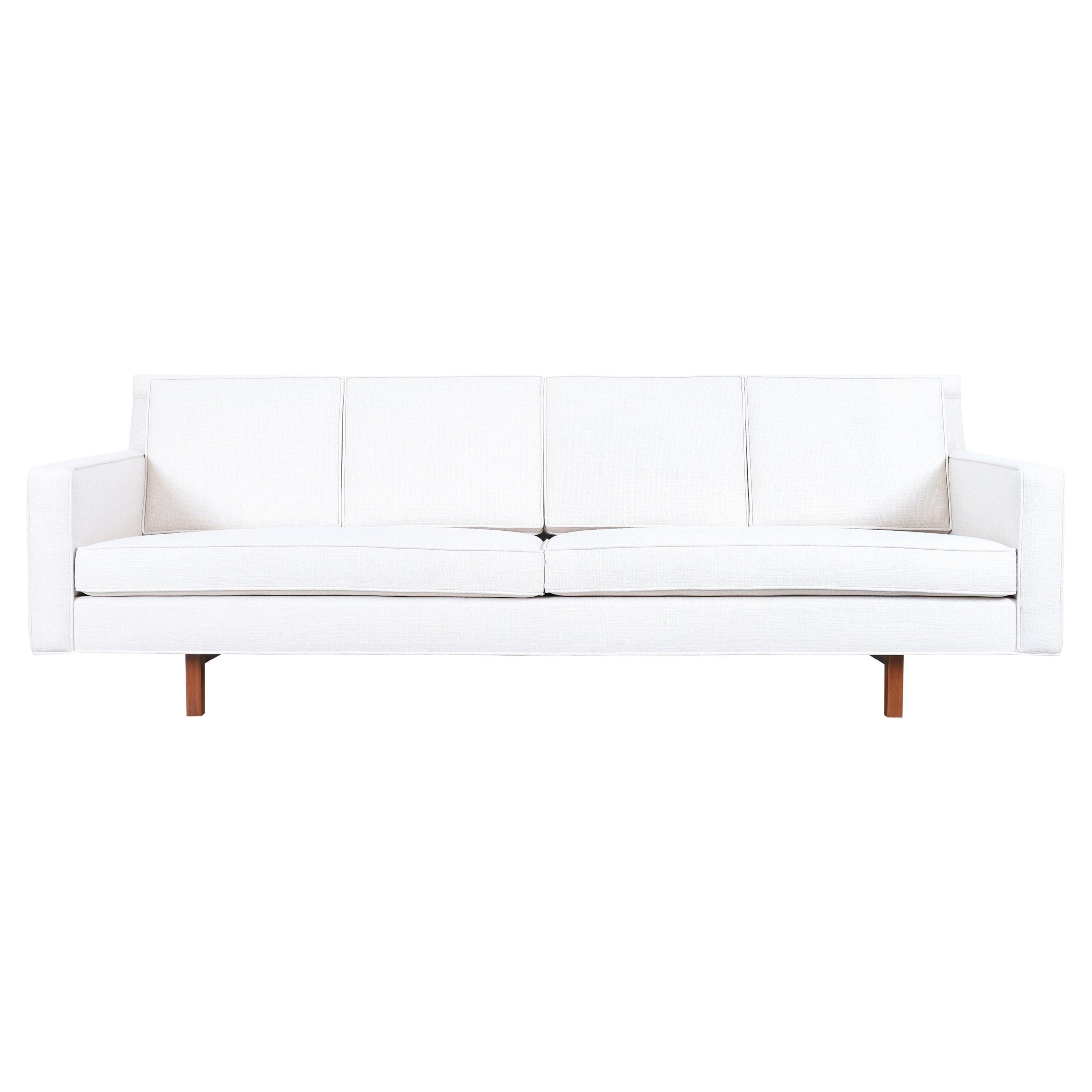Vintage Walnut Sofa by Edward Wormley for Dunbar
