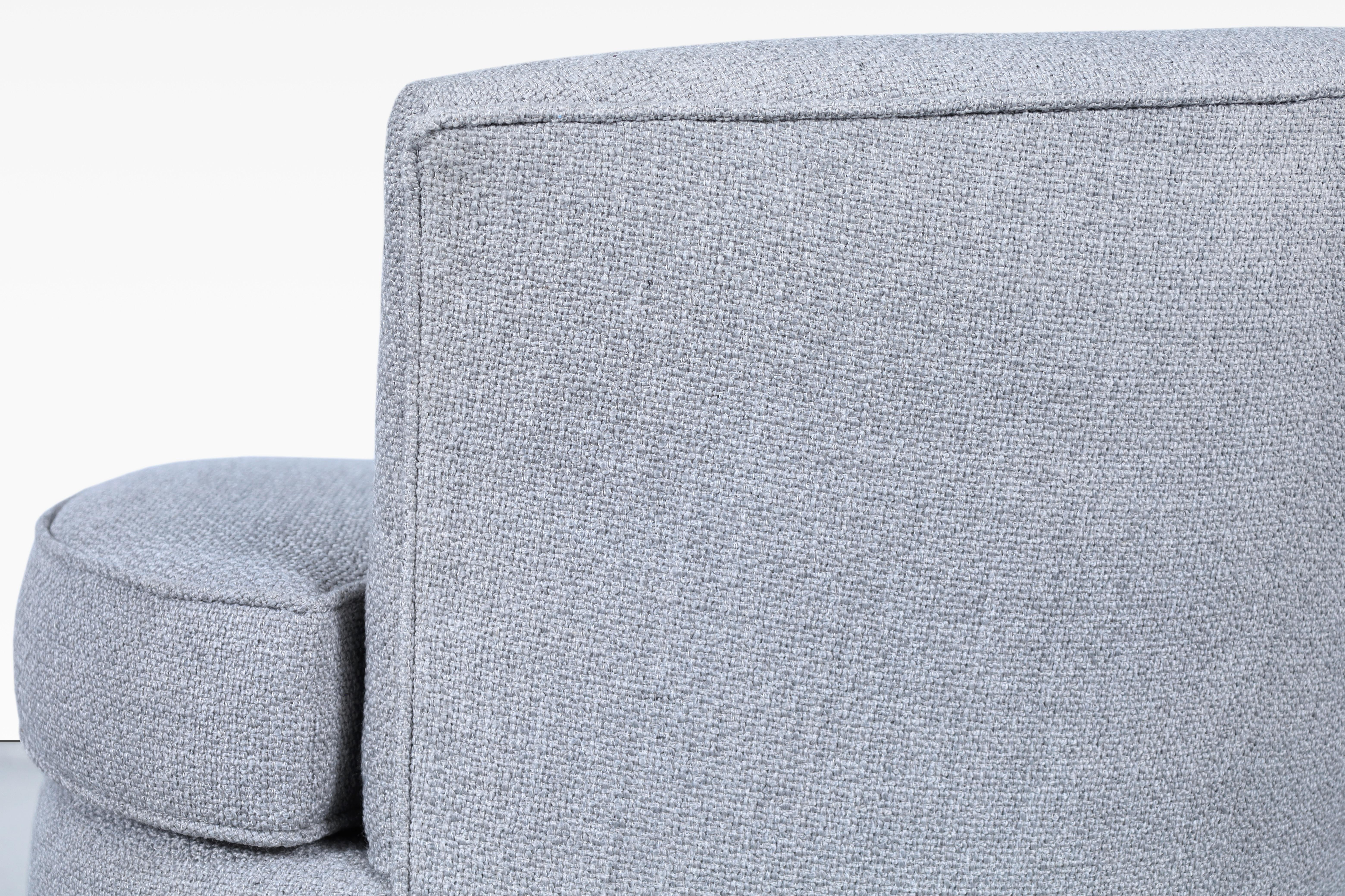 Vintage Nussbaum Lounge-Drehstühle im Angebot 3