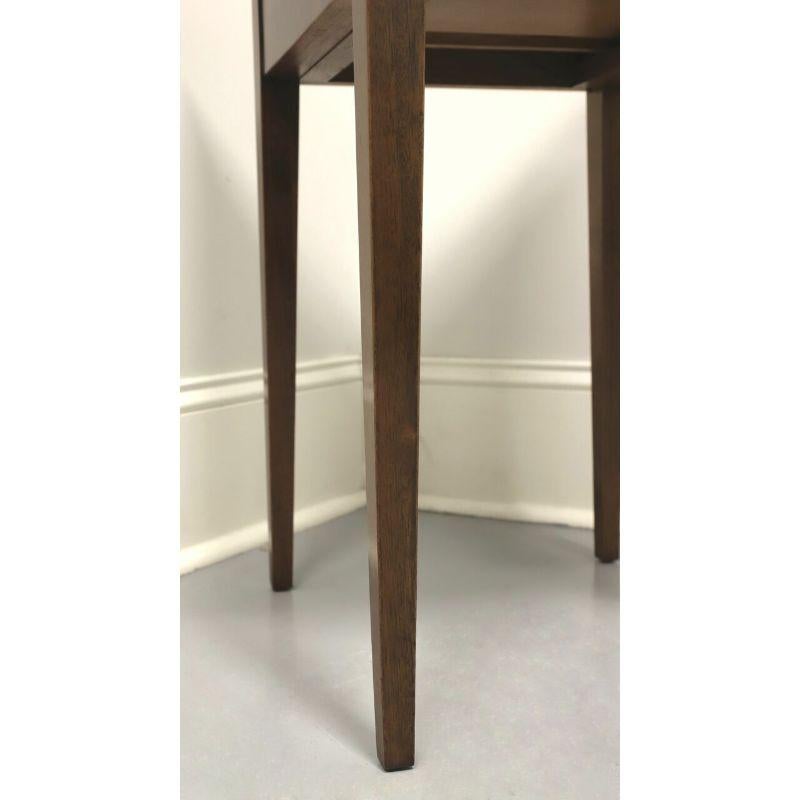 20th Century WATERFORD FURNITURE Vintage Walnut Traditional Accent Table 