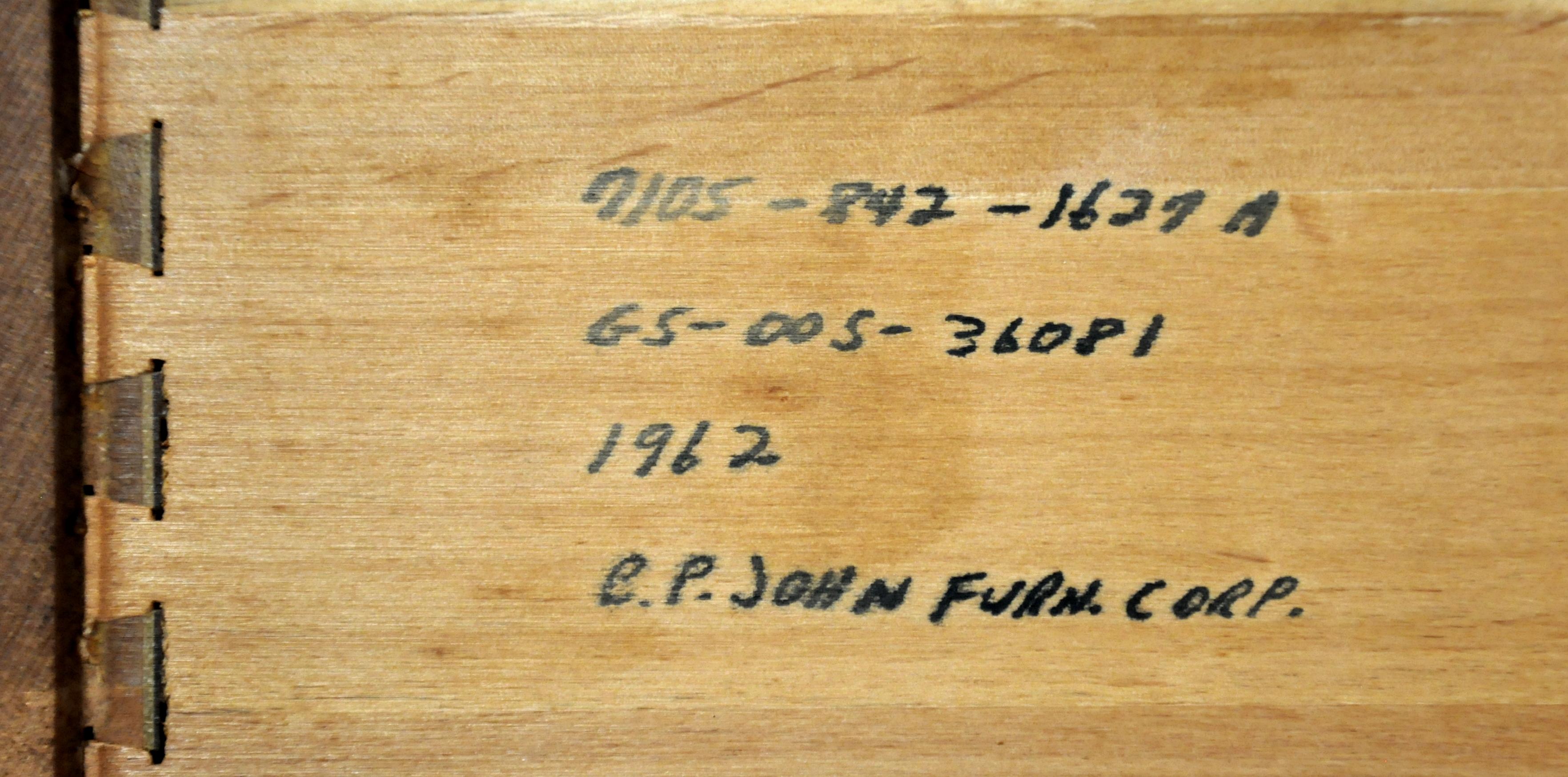 Vintage Walnut Triple Dresser by BP John, c. 1962 11