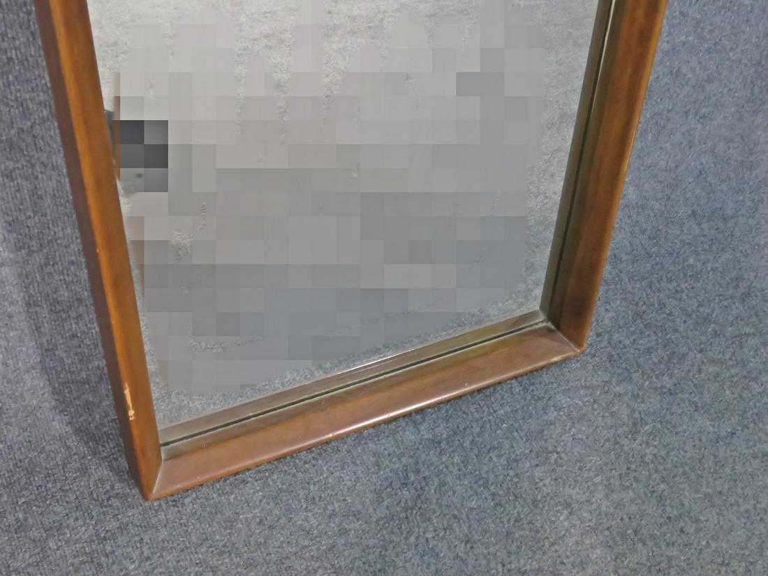 20th Century Vintage Walnut Wall Mirror by American of Martinsville For Sale