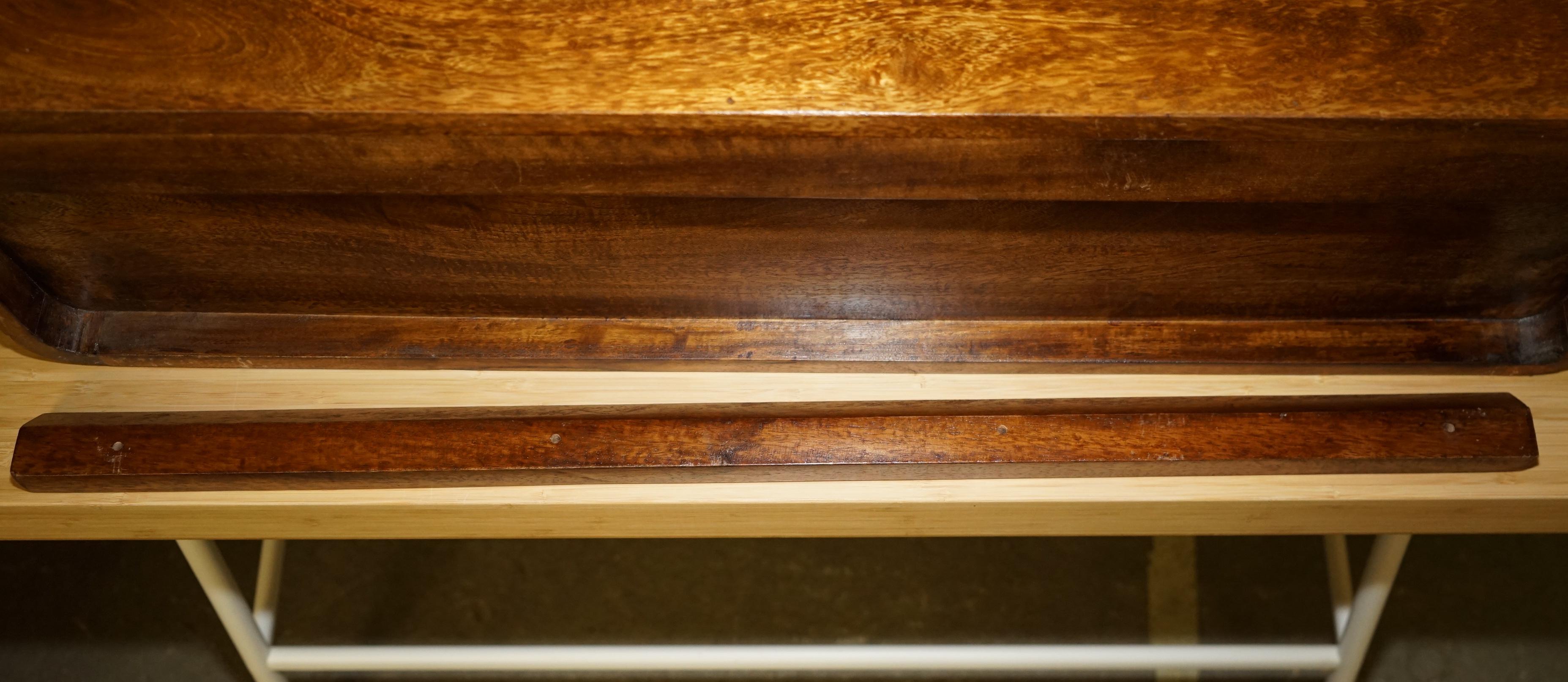 ViNTAGE WALNUSS WANDMONTAGE FERNSEHGERÄT MIT SCHUBLADEN TV-GAMING-MONITOR im Angebot 2