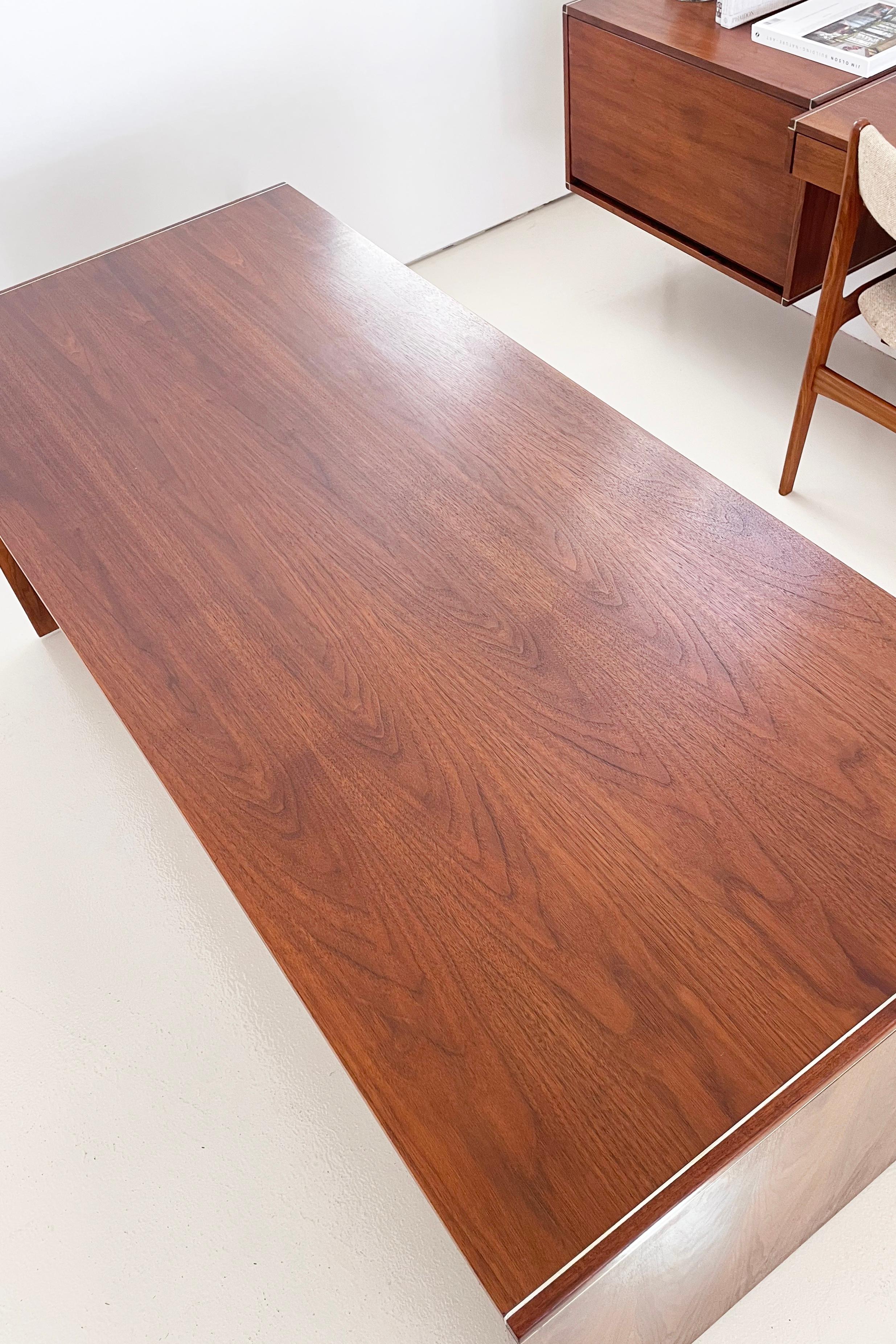 Vintage Walnut Wall Unit & Executive Desk by Gerald McCabe for Barzilay 9