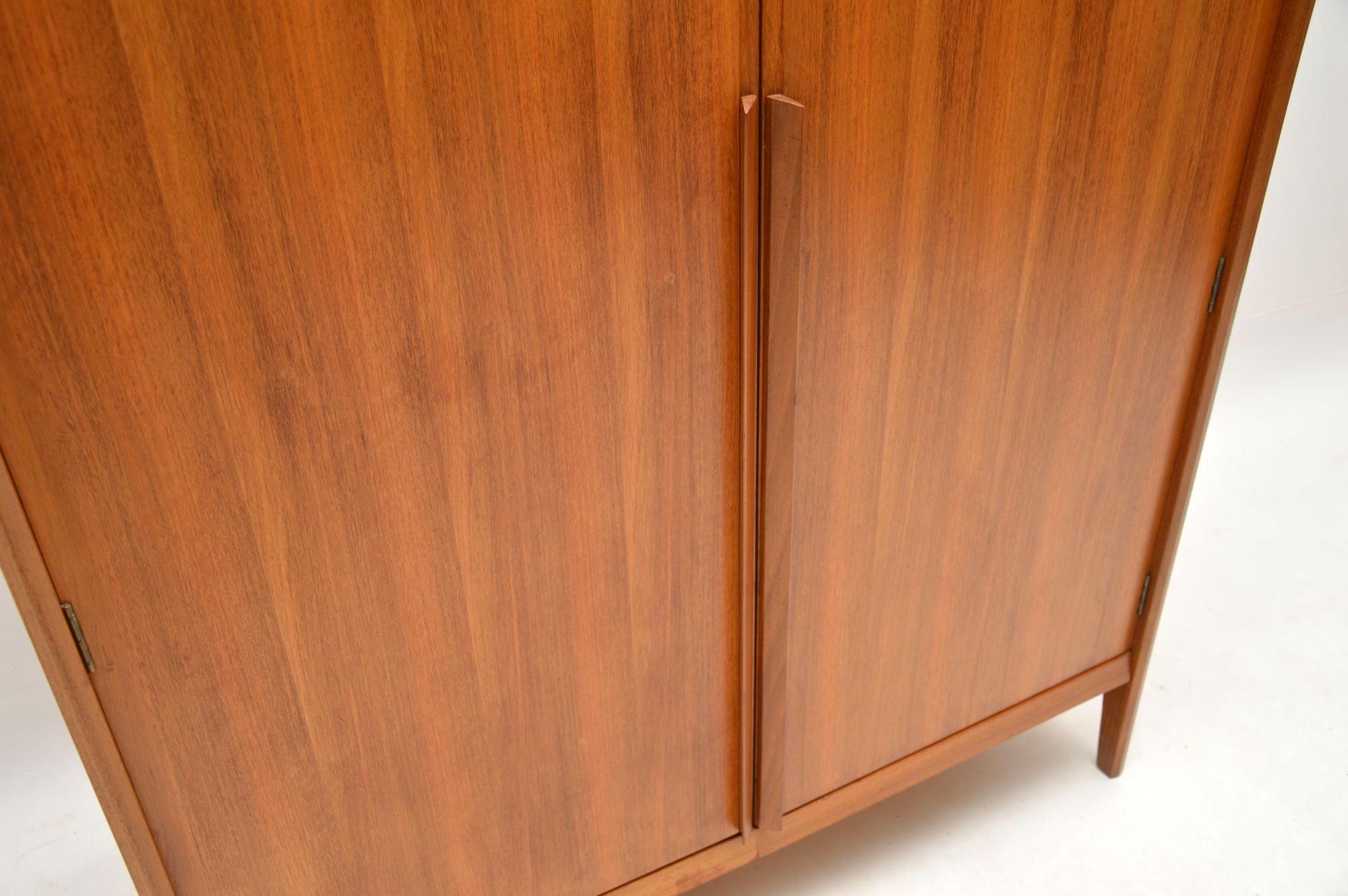 Vintage Walnut Wardrobe by Younger, 1960s 1
