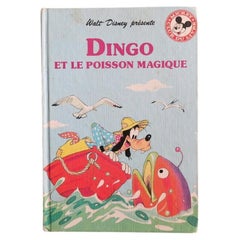 Vintage Walt Disney Illustrated Children’s Book Dingo et le Poisson, 2C52