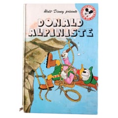 Vintage Walt Disney Illustrated Children’s Book Donald Alpiniste 1980, 2C60