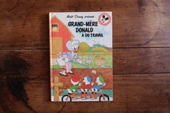 Vintage Walt Disney Illustrated Children’s Book Grand-Mère Donald, 2C58