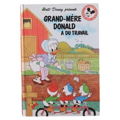 Vintage Walt Disney Illustrated Children’s Book Grand-Mère Donald, 2C58