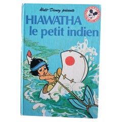 Vintage Walt Disney Illustrated Children’s Book Hiawatha le petit indien, 2C55