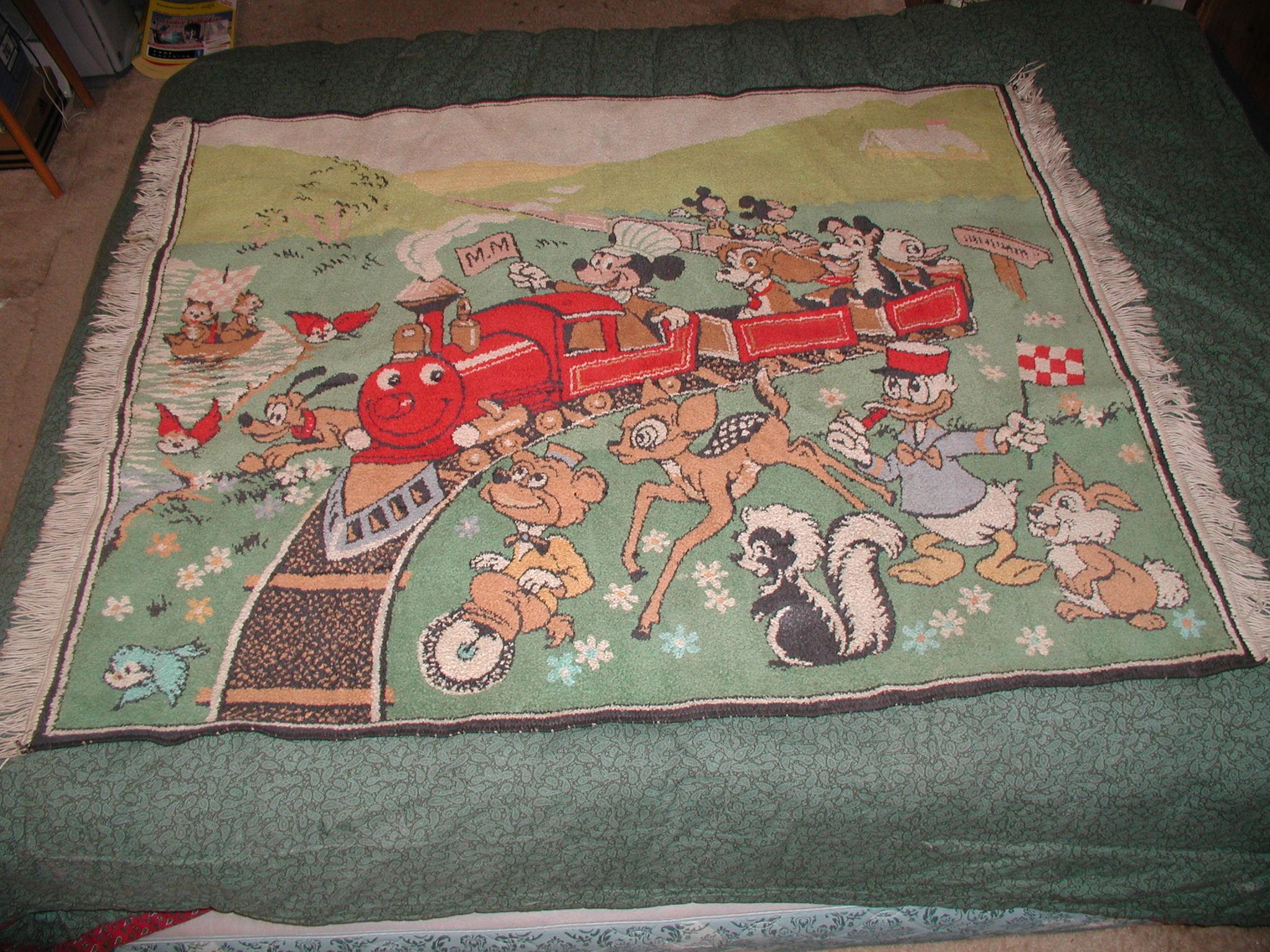 mickey mouse car rug