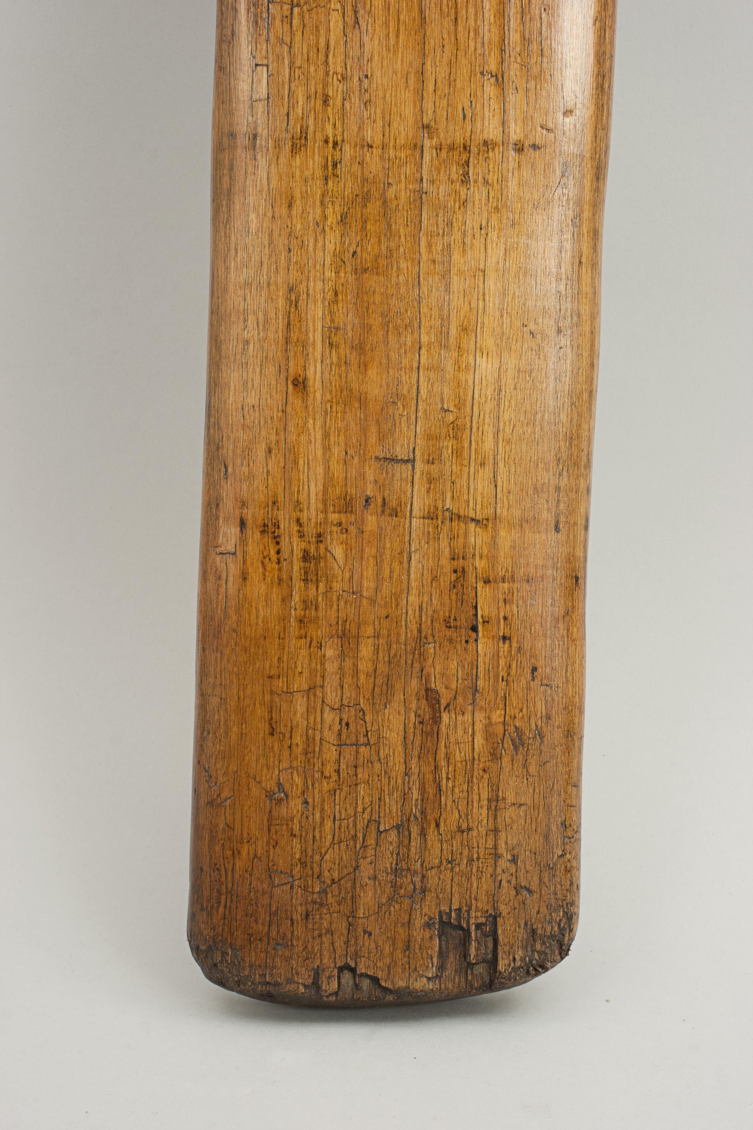 English Vintage Walter Lambert Cricket Bat Endorsed by Wilfred Rhodes