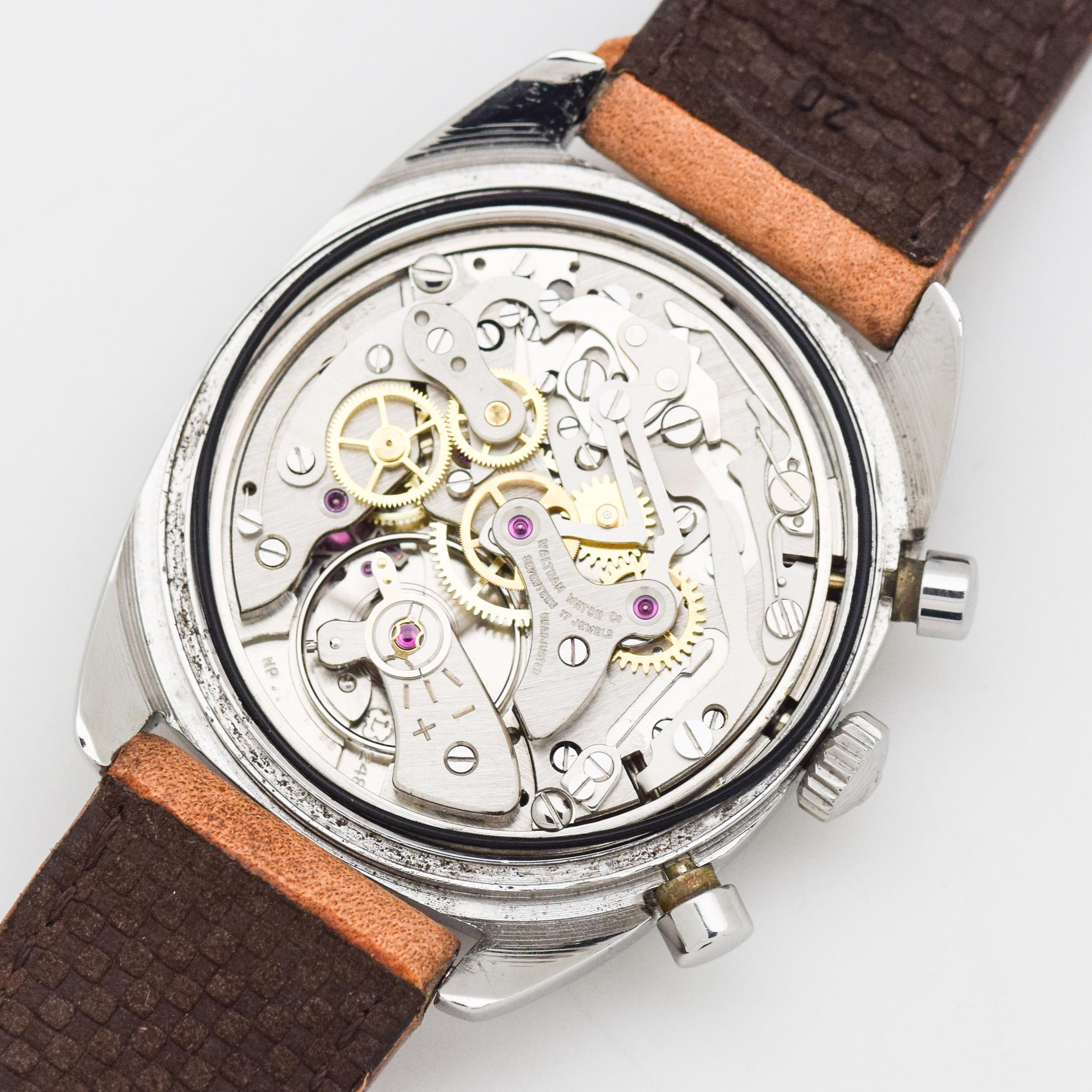 Vintage Waltham 2-Register Chronograph Watch, 1970s 4
