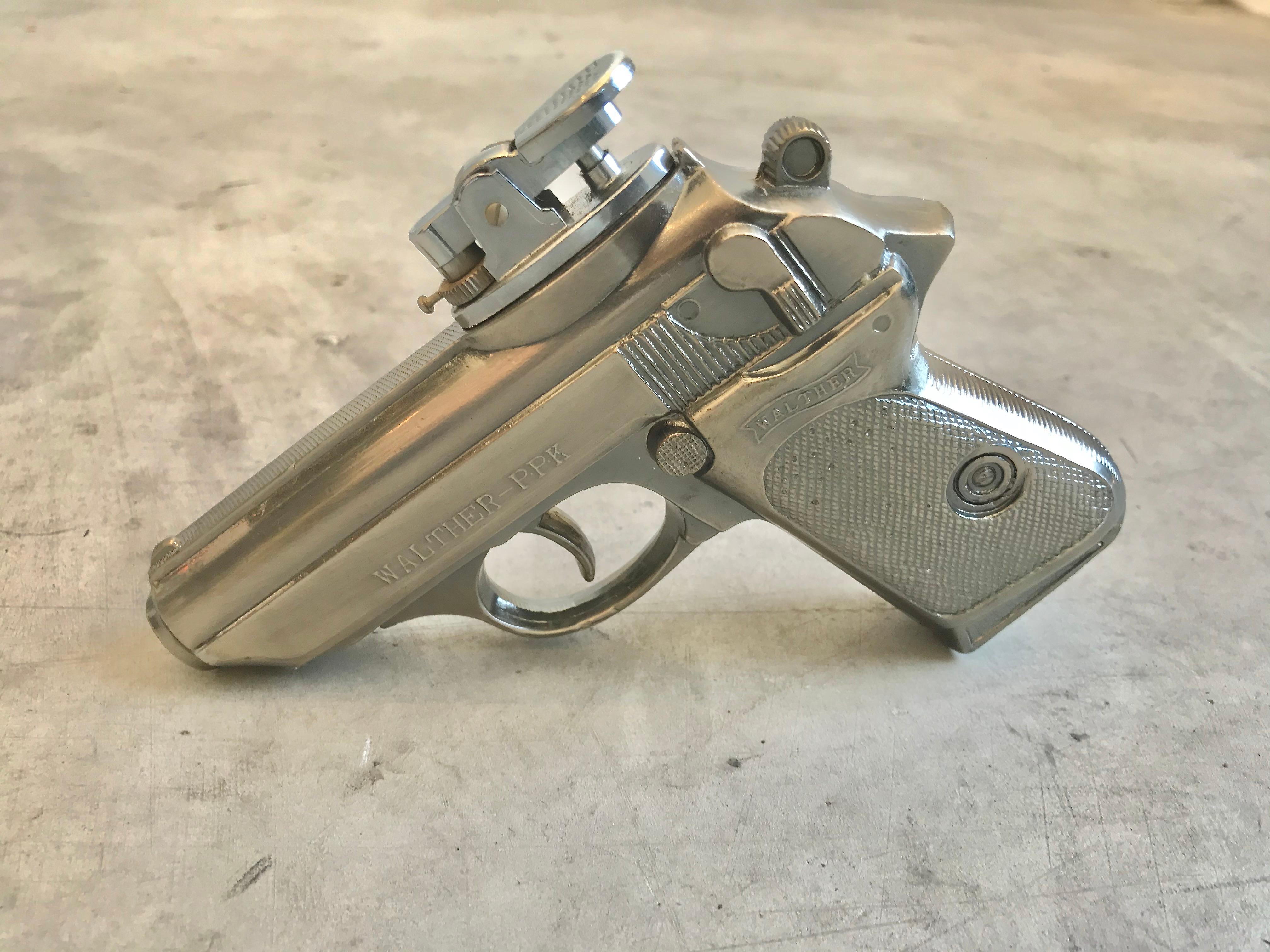 Vintage Walther-PPK Feuerzeug für Handfeuerwaffen (Ende des 20. Jahrhunderts)