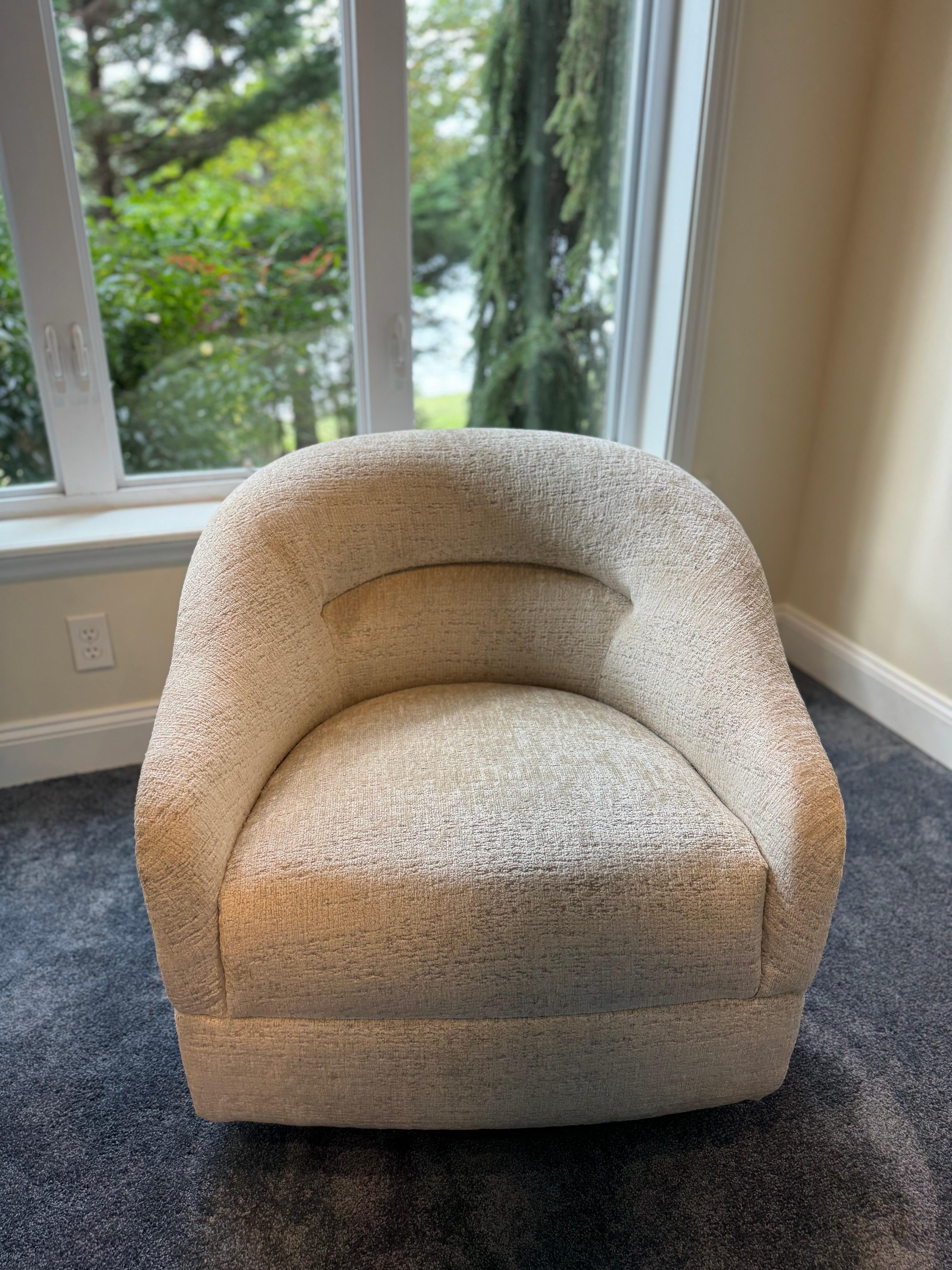 Chaises pivotantes Vintage Ward Bennet - une paire en vente 5