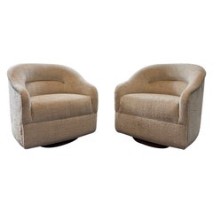 Vintage Ward Bennet Swivel Chairs- a pair Vintage Ward Bennet Swivel Chairs- a pair