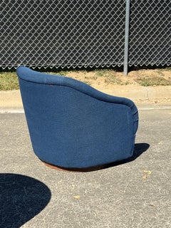 Vintage Ward Bennett for Brickel Associates Swivel Lounges - a Pair