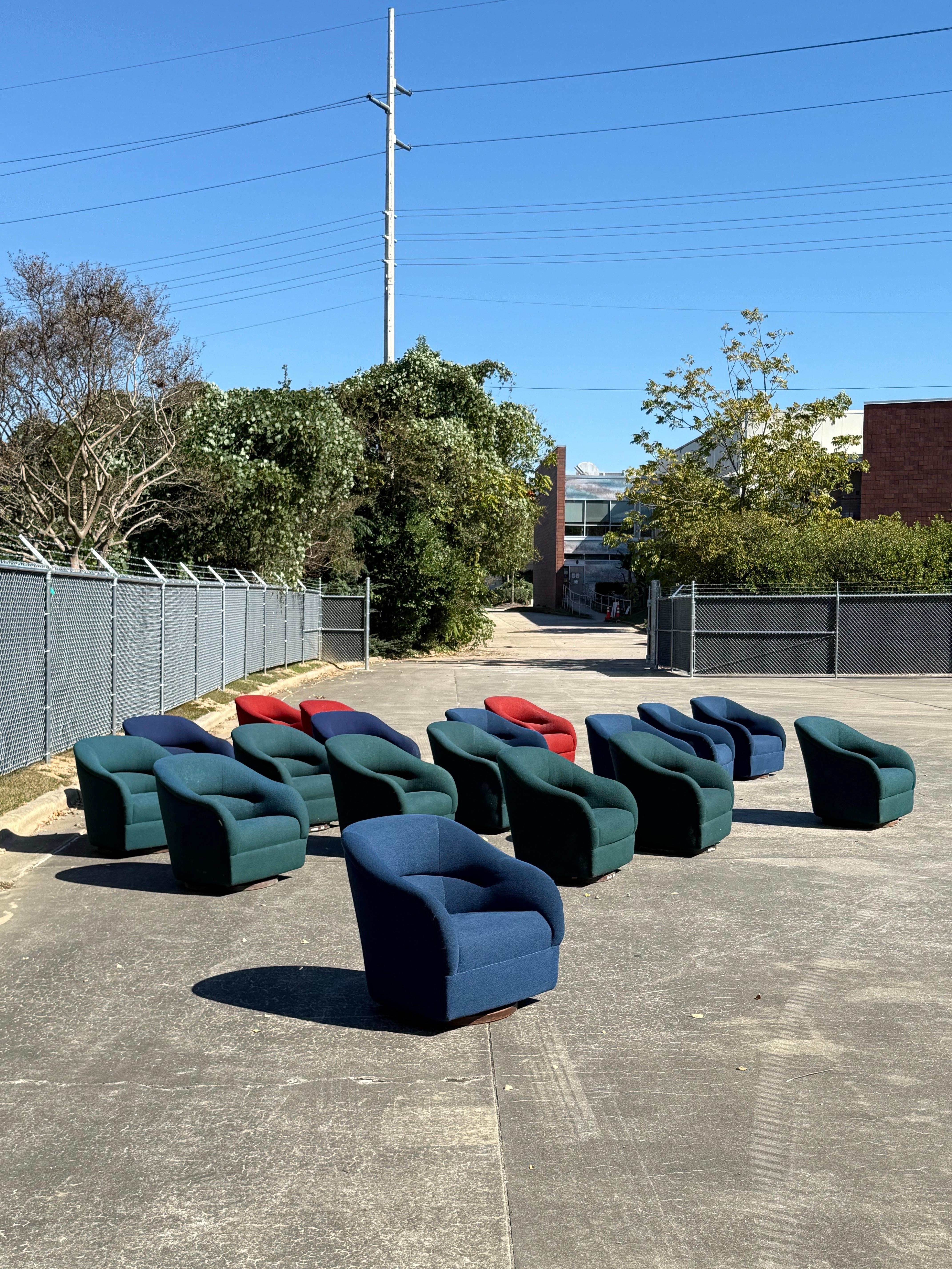 Salons pivotants vintage The Bennetts pour Brickel Associates - Lot de 18 en vente 7