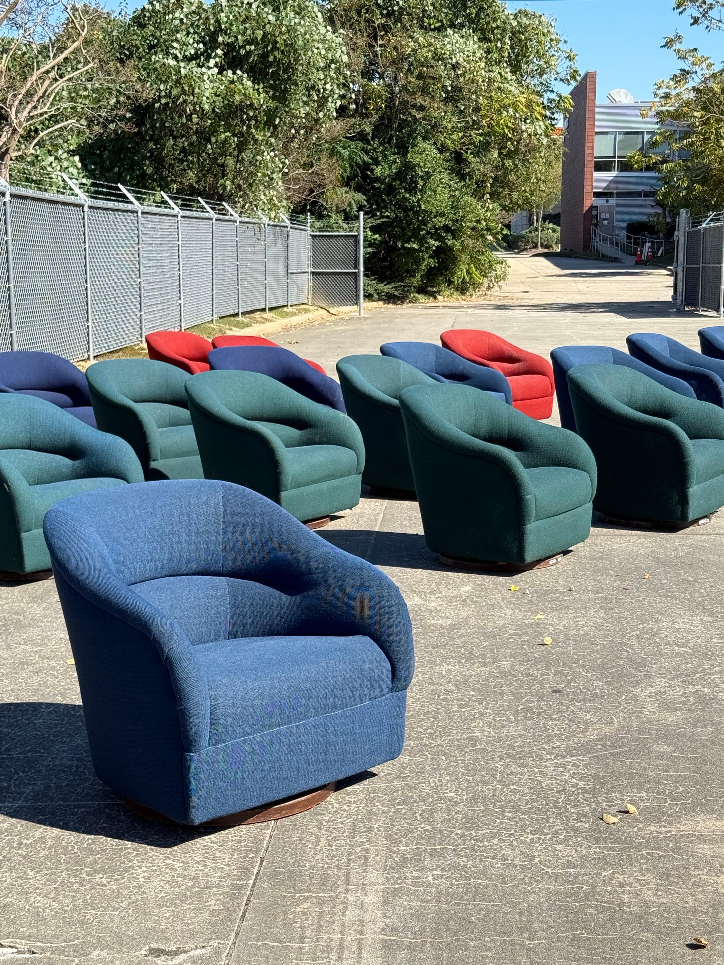 Américain Salons pivotants vintage The Bennetts pour Brickel Associates - Lot de 18 en vente
