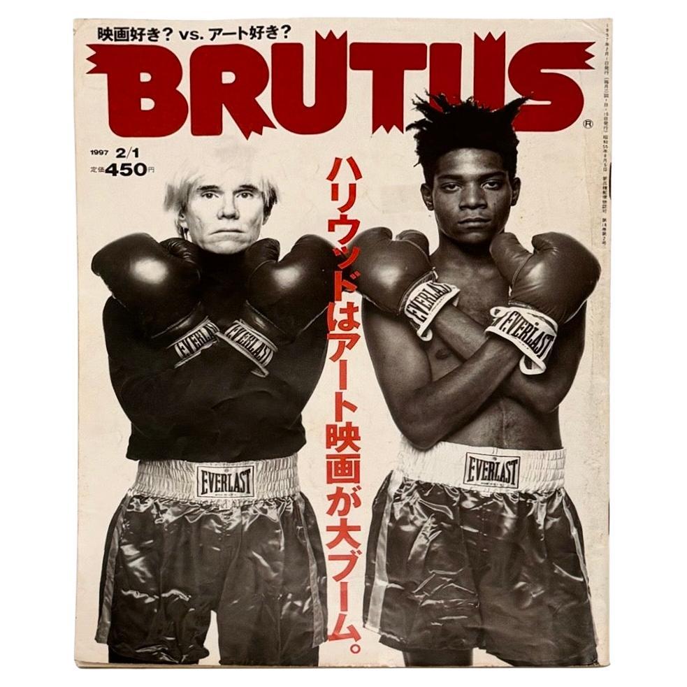 Warhol - Couverture de boxe d'un Basquiat 'Brutus' en vente