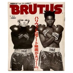 Warhol - Couverture de boxe d'un Basquiat 'Brutus'