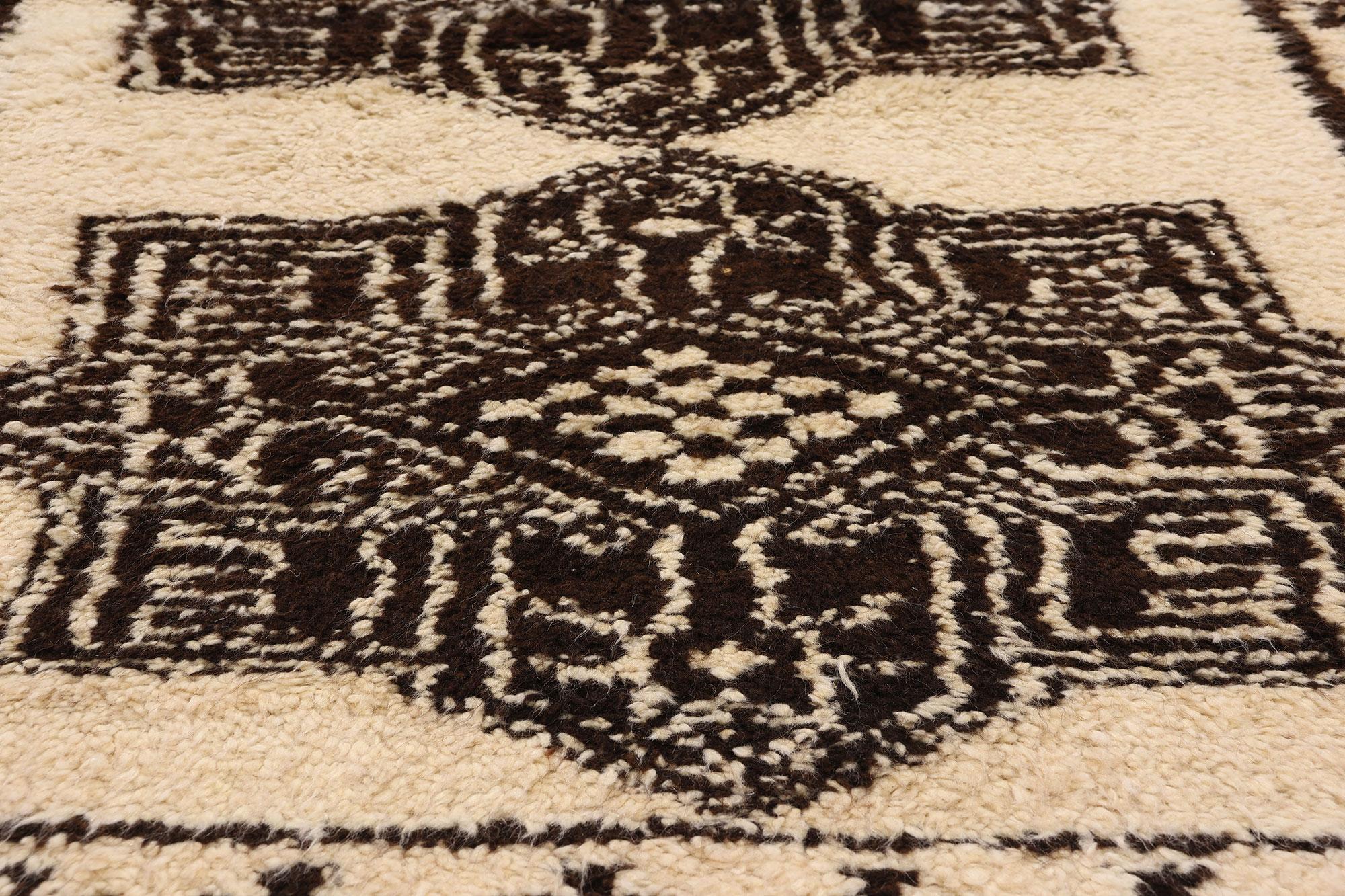 Alfombra turca tribal kurda vintage en tonos tierra cálidos, 03'00 x 13'06 Anudado a mano en venta
